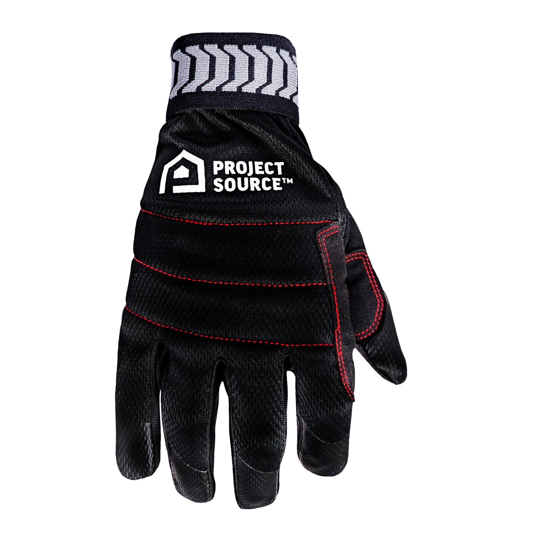 slide 2 of 4, Project Source X-large Black Synthetic leather Utility Gloves 1 -Pairs, 1 ct