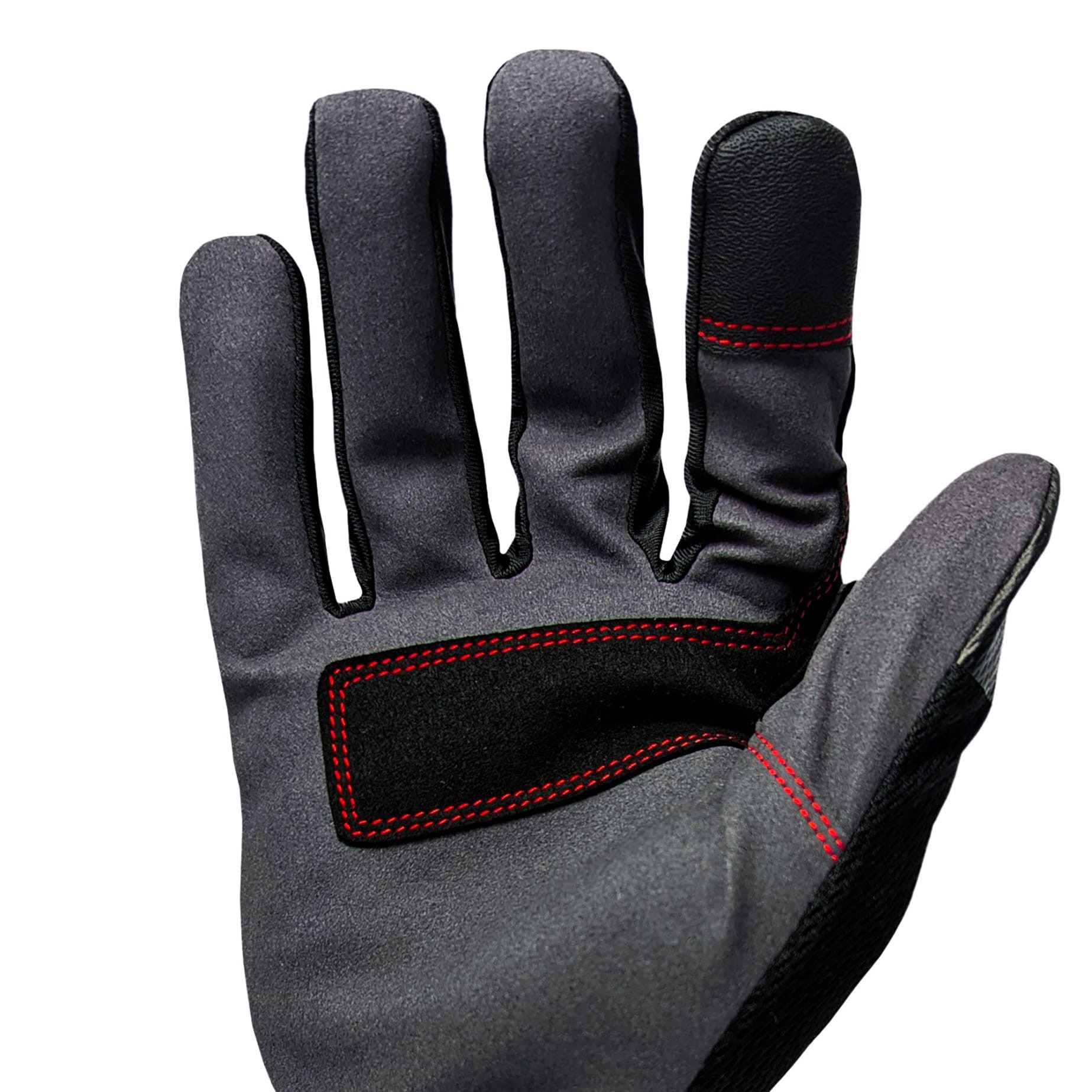 slide 4 of 4, Project Source Large Black Polyester Utility Gloves 1 -Pairs, 1 ct