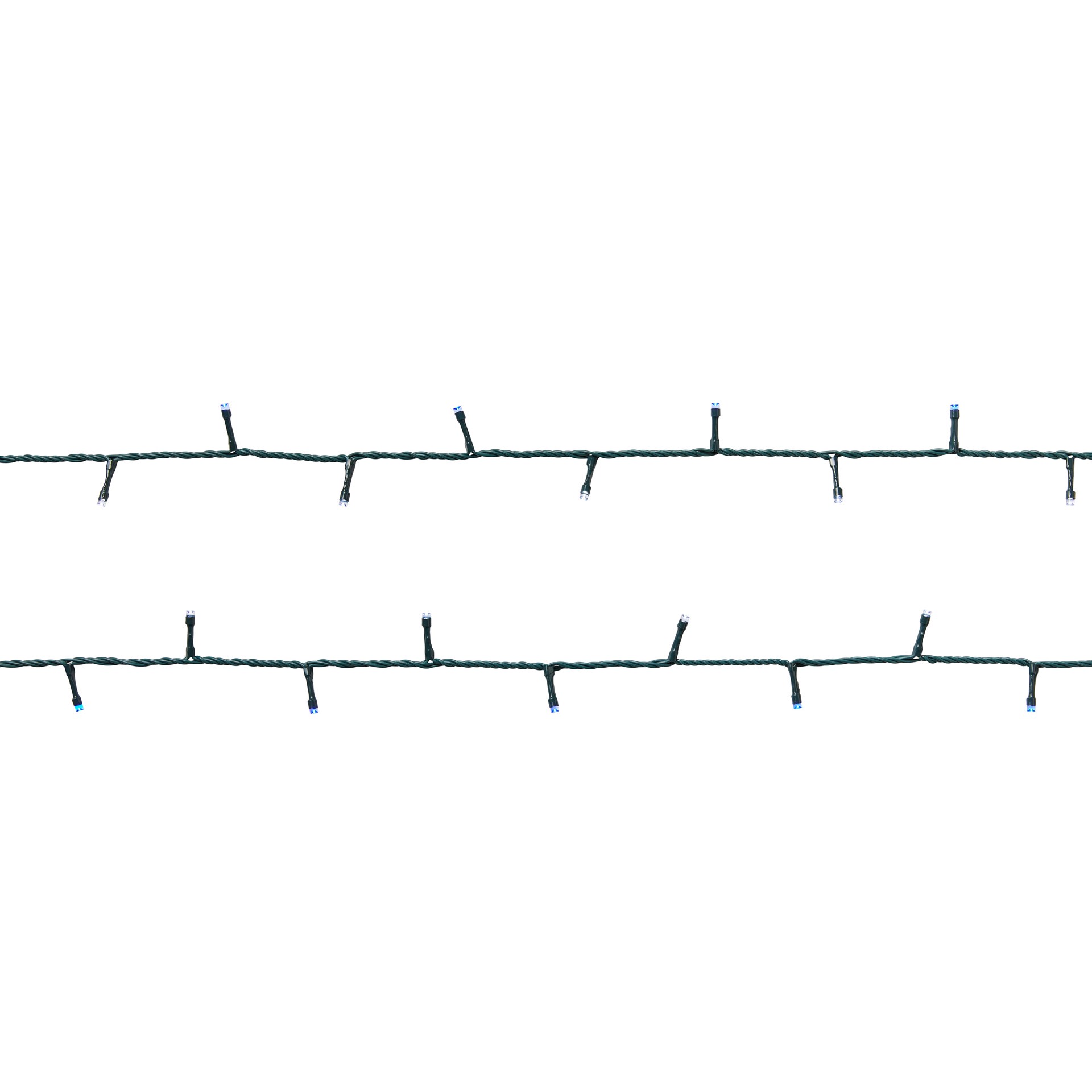 slide 2 of 5, GE StayBright 200 -Count 41.4-ft Blue/White LED Plug-In Christmas String Lights, 1 ct