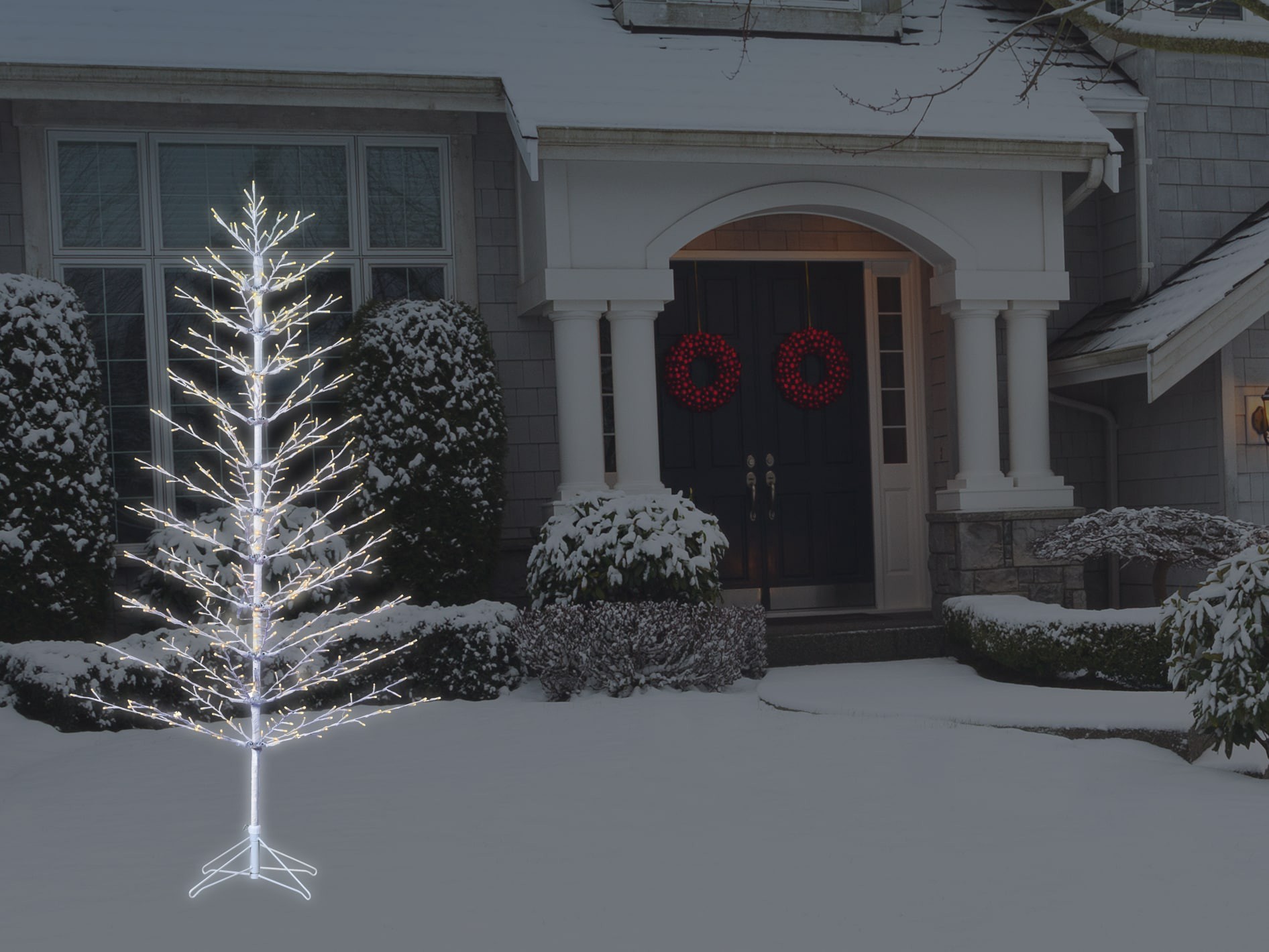 slide 5 of 6, GE 7-ft LED RGB Branch Christmas Tree Decoration, 1 ct