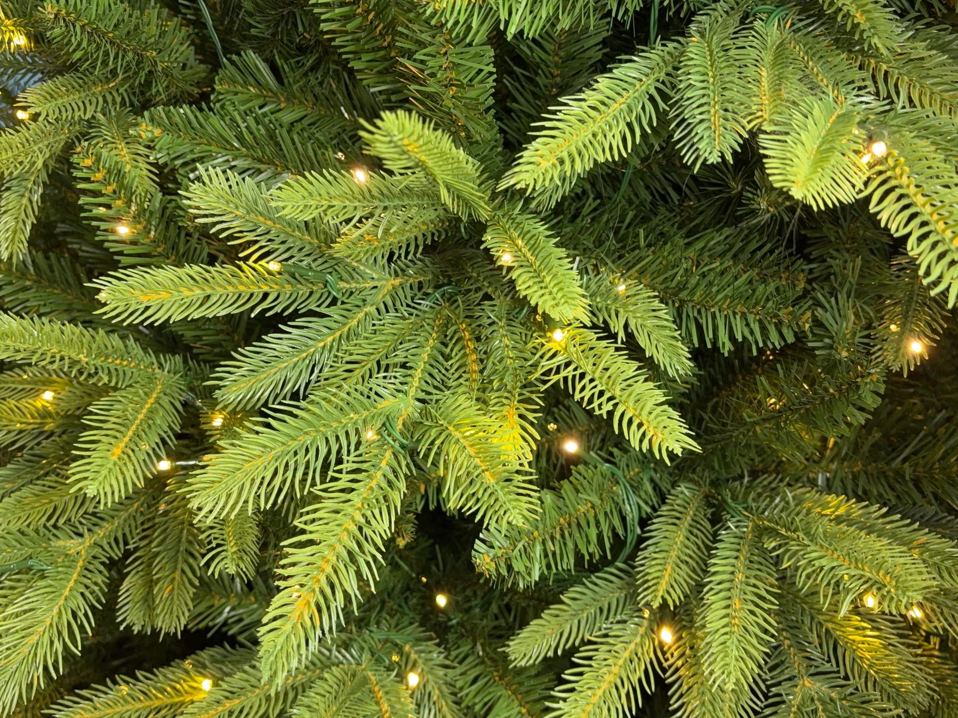 slide 4 of 6, Holiday Living 7.5-ft Parque Pre-lit Artificial Christmas Tree with Twinkling Color Changing LED Lights, 1 ct