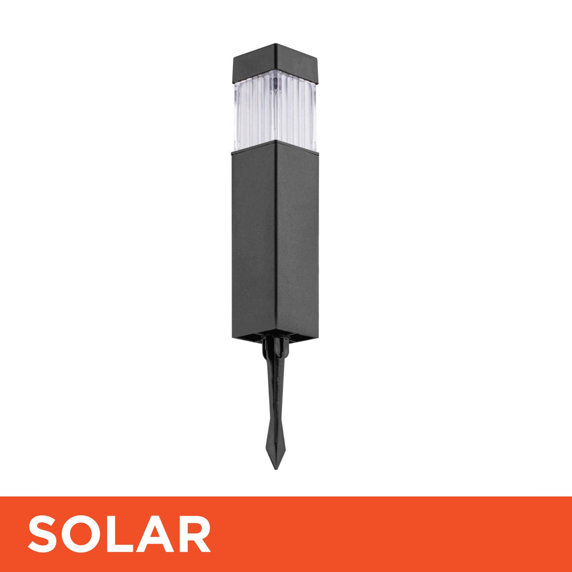 slide 2 of 6, Harbor Breeze 5 -Lumens 0.03 -Watt Matte Black Solar LED Outdoor Path Light ( 3000-K ), 1 ct