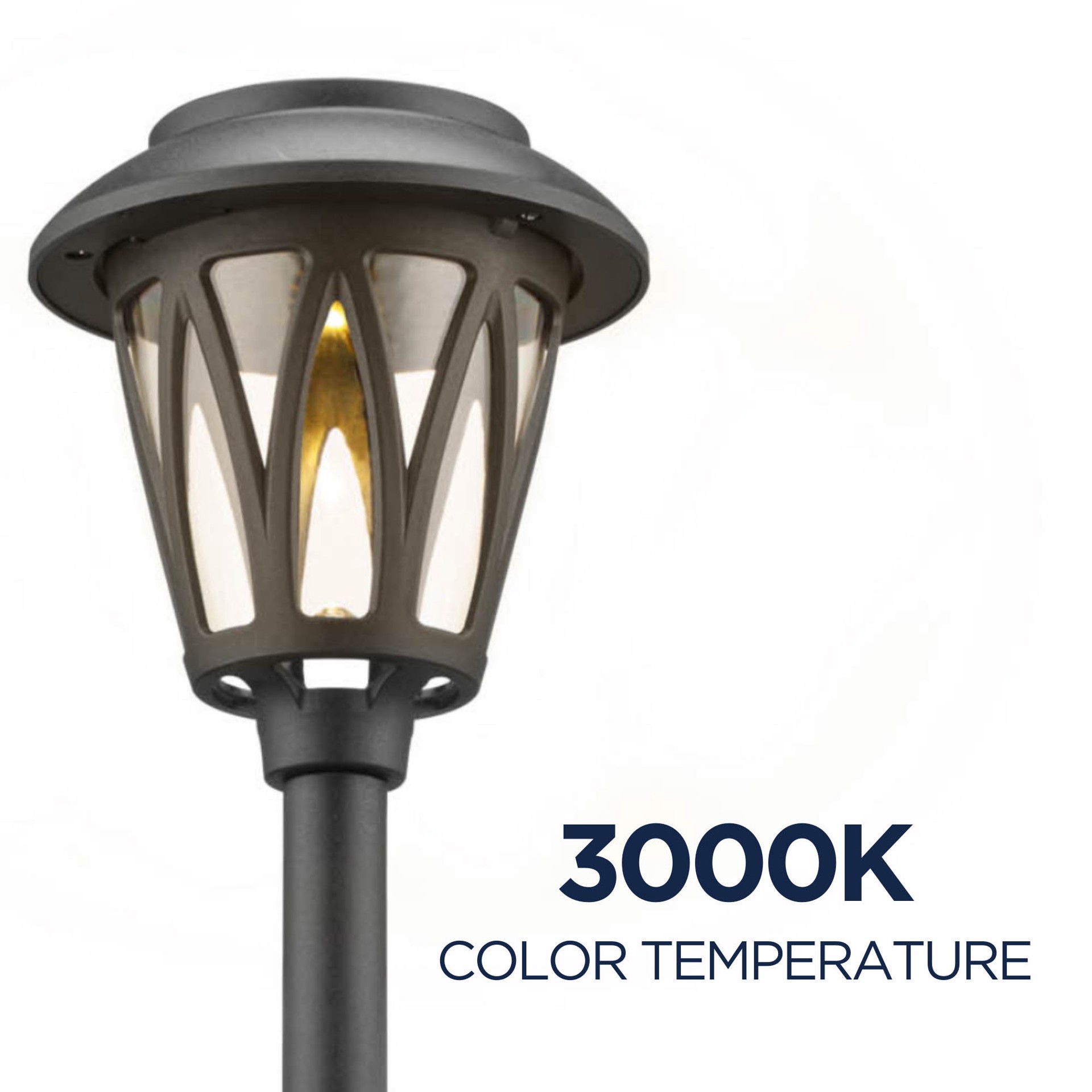 slide 5 of 6, Harbor Breeze 6 -Pack 5 -Lumens Matte Black Solar LED Outdoor Path Light Kit ( 3000-K ), 1 ct