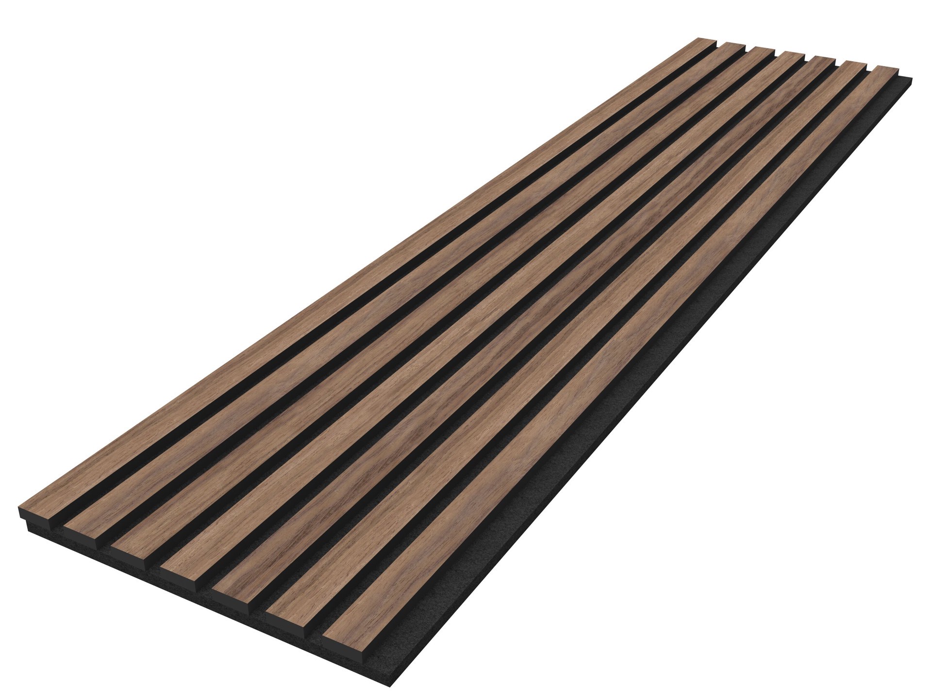 slide 3 of 6, Origin 21 47.24-in x 11.22-in Walnut Veneer Acoustical Sound Absorbing Panel, 1 ct