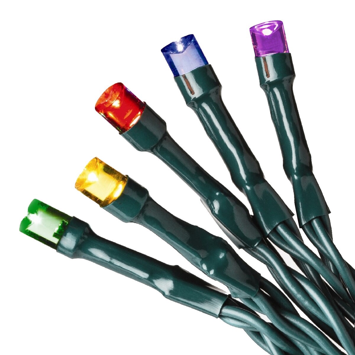 slide 2 of 3, Holiday Living 150 -Count 31-ft Multi-function Multicolor LED Plug-In Christmas String Lights Timer, 1 ct