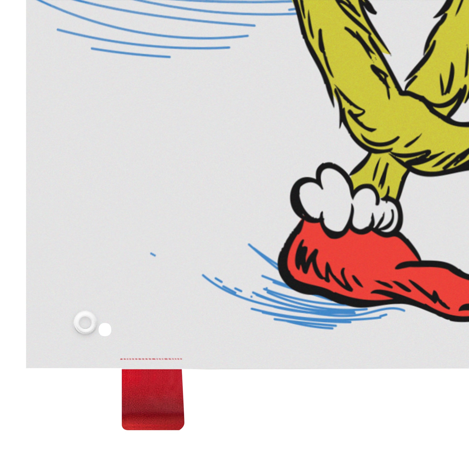 slide 3 of 5, Grinch Multi Color Merry Christmas Fabric Wall Art, 1 ct