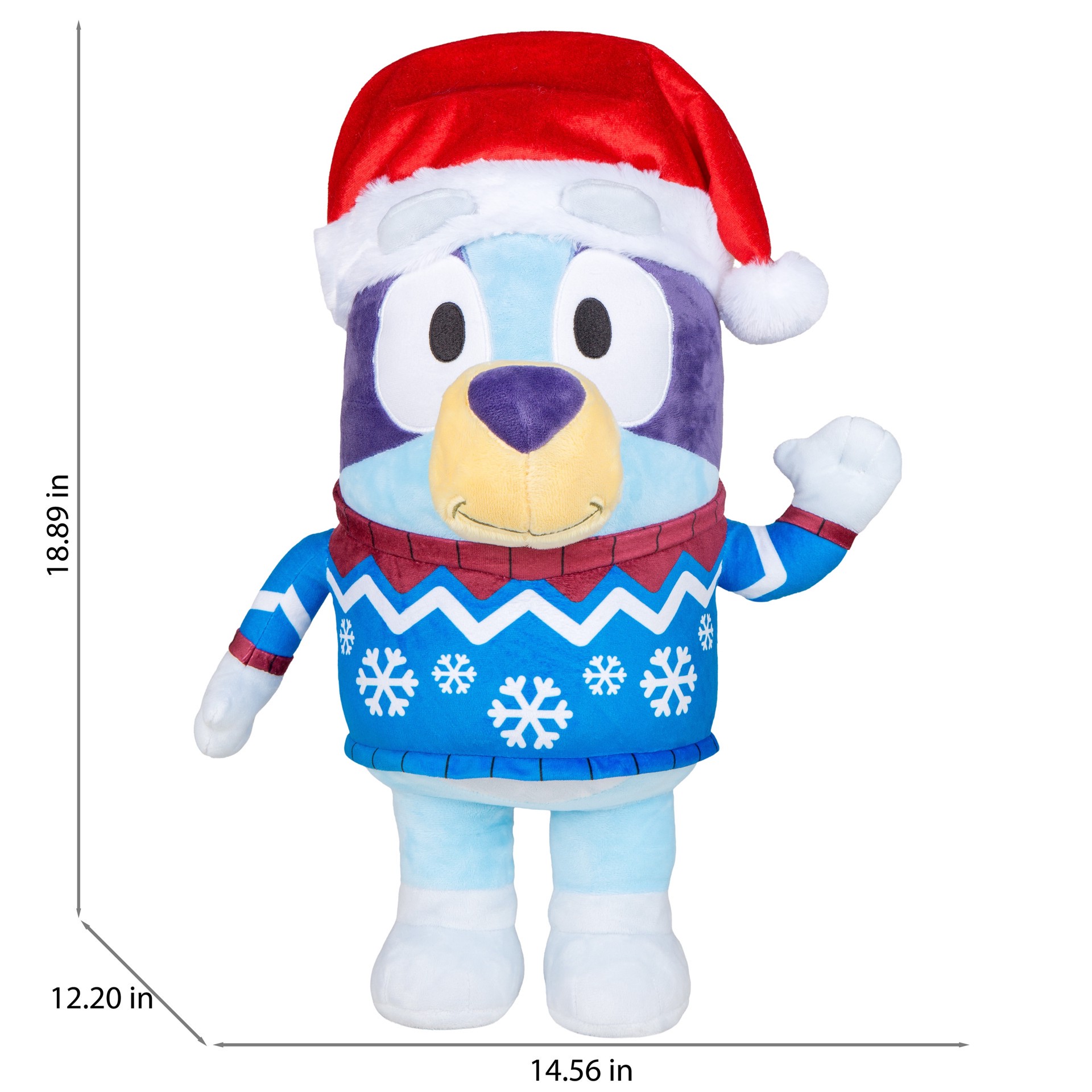 slide 2 of 6, Bluey Character Arts 12.2-in Toys Fabric Plush Toy, 1 ct