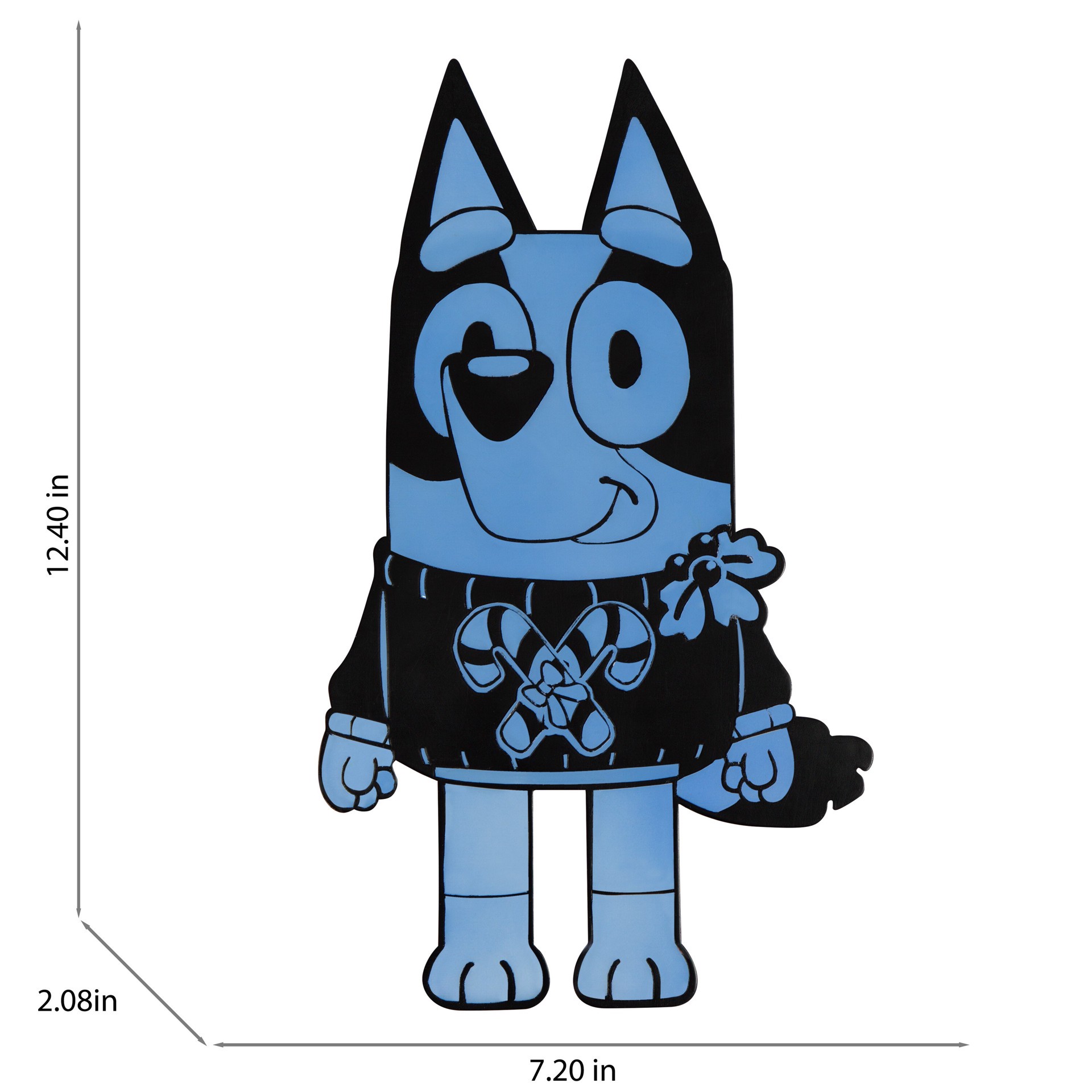 slide 3 of 6, Bluey (unlit) Multicolor Battery-operated Christmas Indoor Light Show Projector, 1 ct