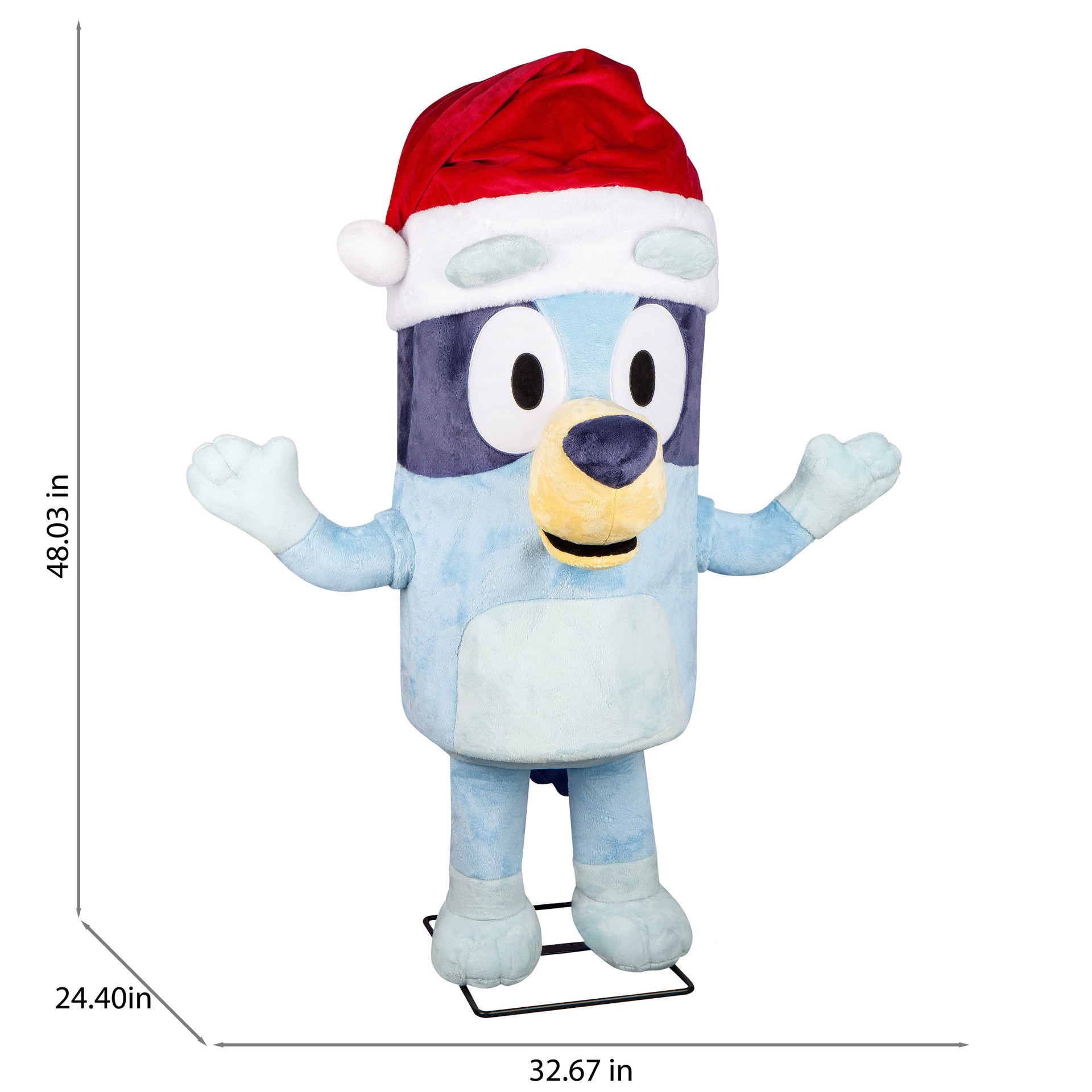 slide 4 of 6, Bluey 4-ft Bluey Musical Animatronic Decoration, 1 ct