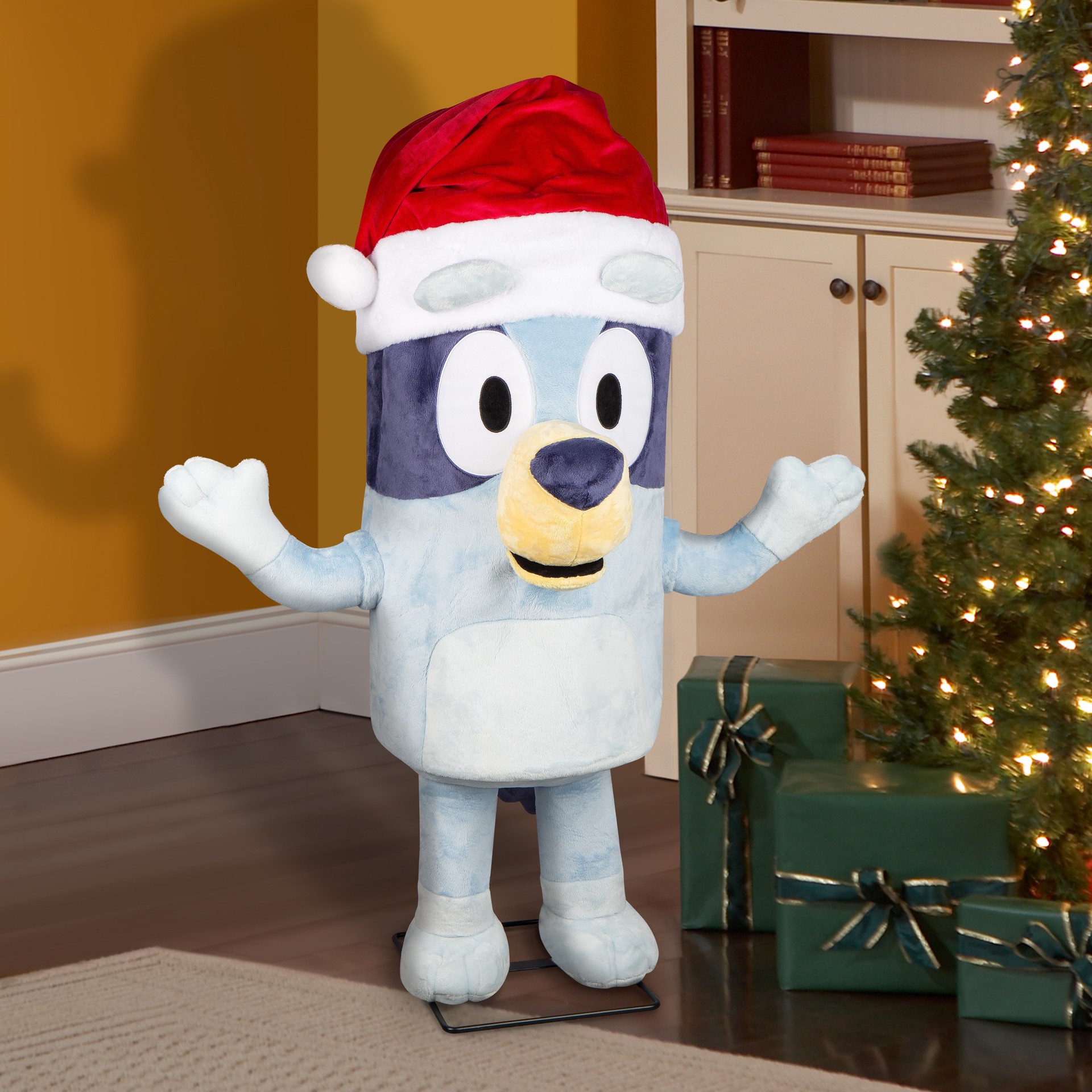 slide 6 of 6, Bluey 4-ft Bluey Musical Animatronic Decoration, 1 ct