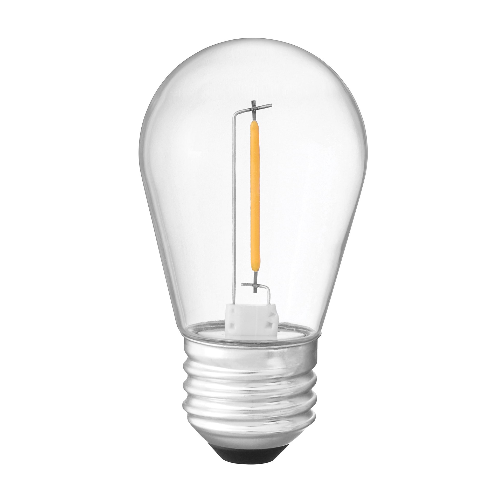slide 3 of 6, Utilitech 11 -Watt EQ S14 Warm white Medium base (E-26) LED General purpose Light Bulb 15 -Pack, 1 ct