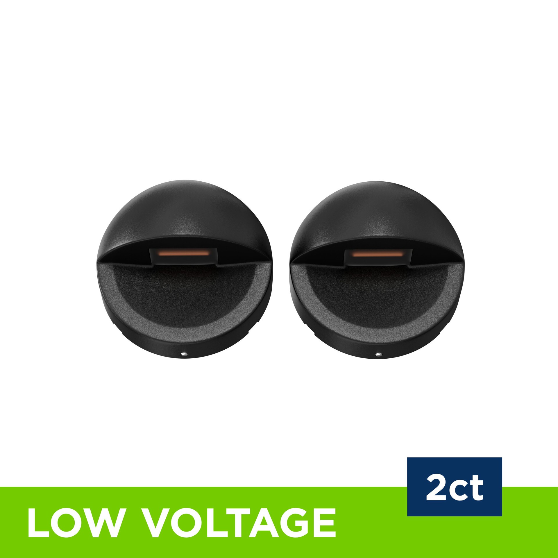 slide 3 of 6, Harbor Breeze Hardwired Black LED Outdoor Deck light 2 -Pack, 1 ct