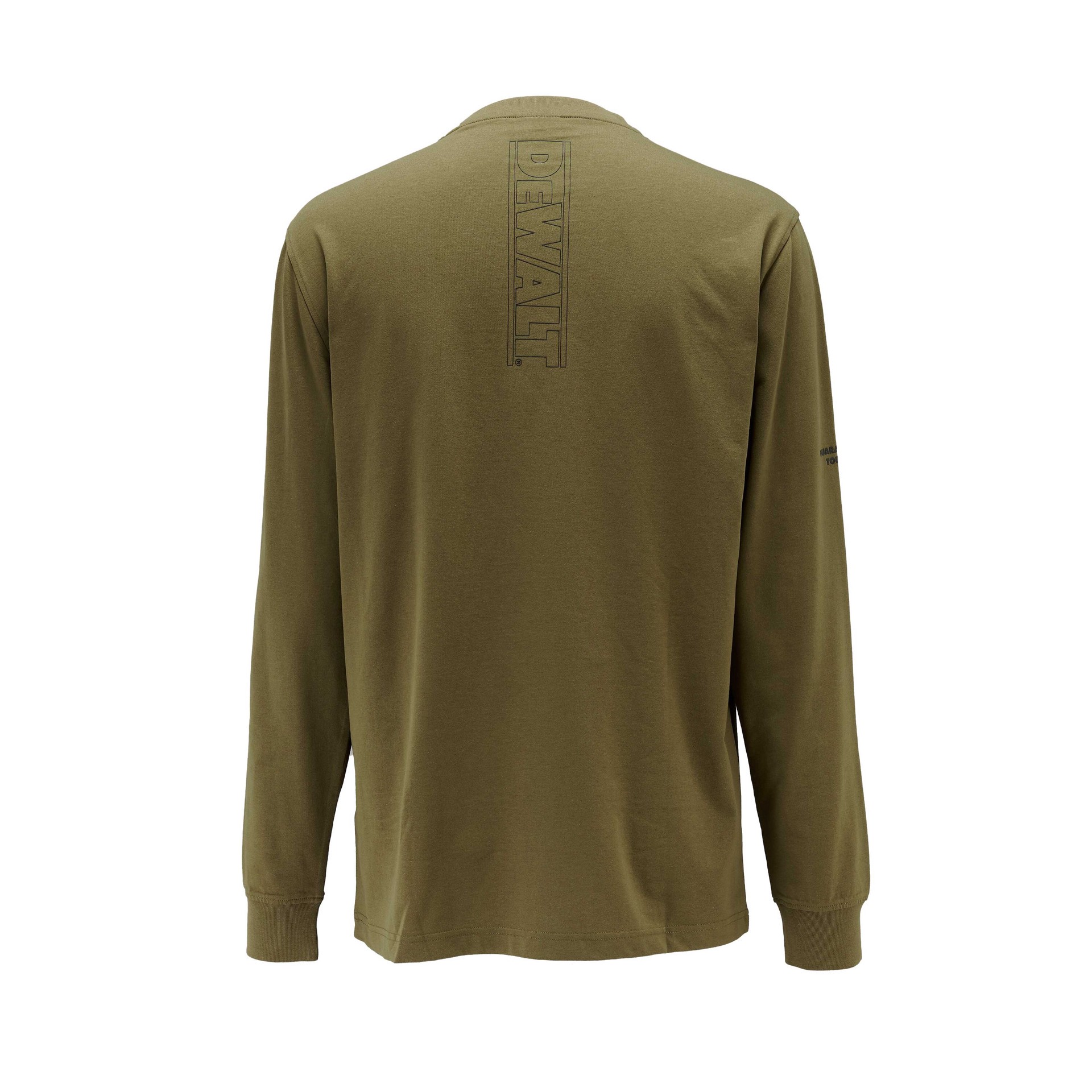 slide 2 of 4, DEWALT Men's Green Medium weight Knit Long sleeve Solid T-shirt ( XL ), 1 ct