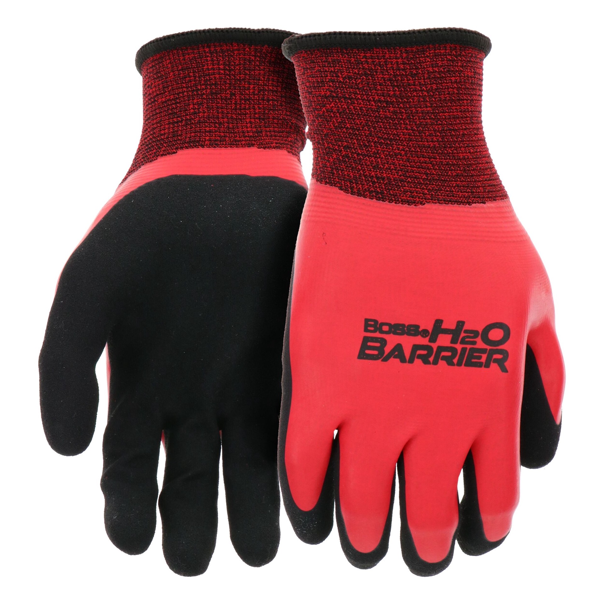 slide 1 of 5, Boss Large Red Latex dipped Latex 1 -Pairs, 1 ct
