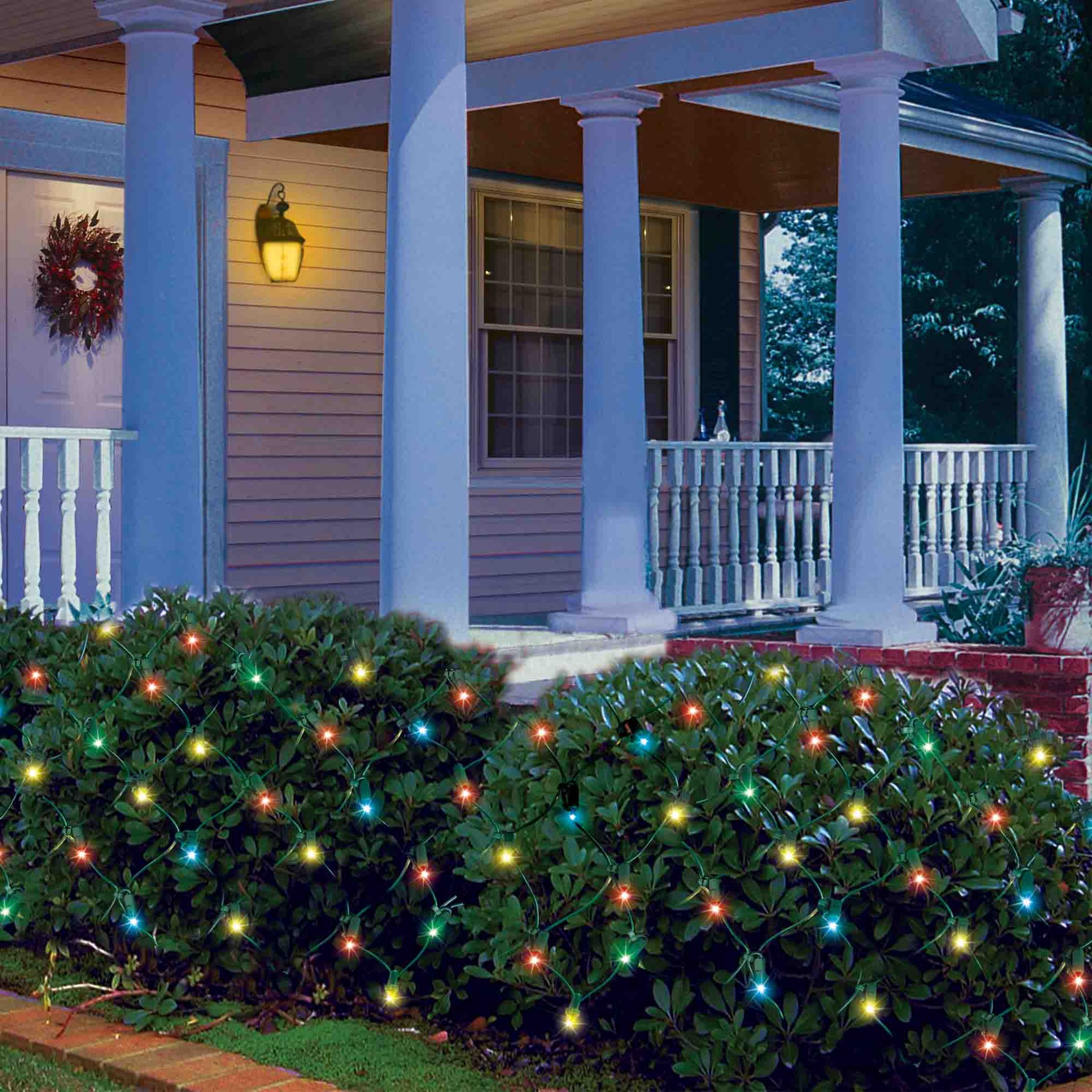 slide 3 of 6, Holiday Living 100 -Count 6-ft Color-changing Color changing LED Plug-In Christmas String Lights, 1 ct