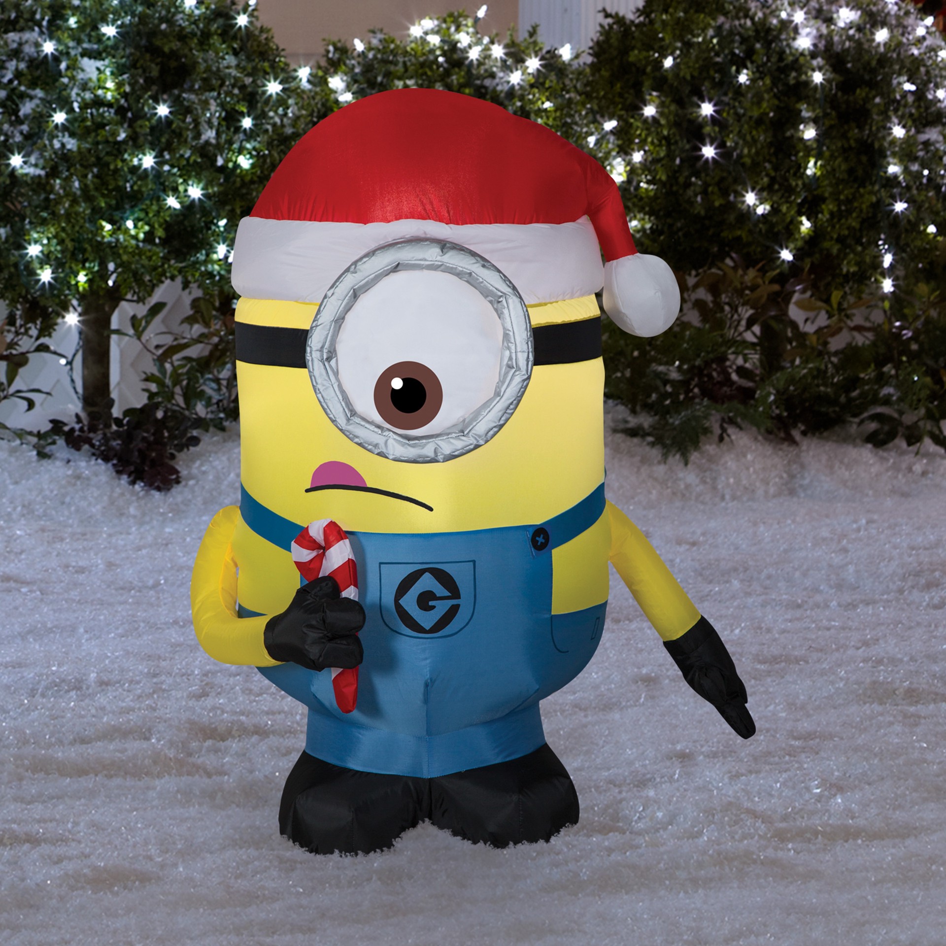 slide 6 of 6, Universal 3.5-ft Lighted Universal Pictures Merry Christmas Inflatable, 1 ct