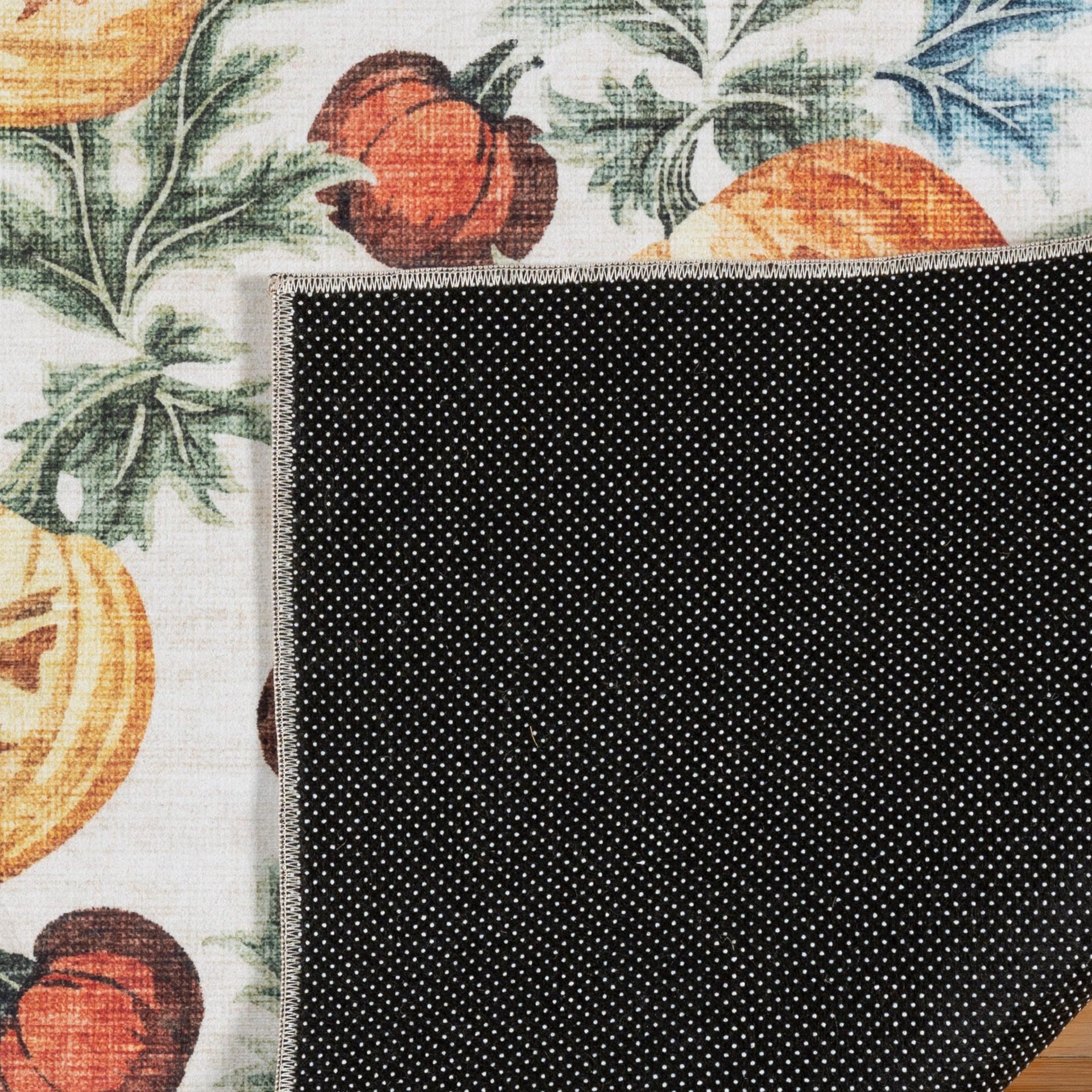 slide 5 of 6, Haunted Living Halloween 2025 3 x 5 (ft) Loomed Lanterns Rectangular Indoor Abstract Global Machine washable Pet Friendly Area rug, 1 ct