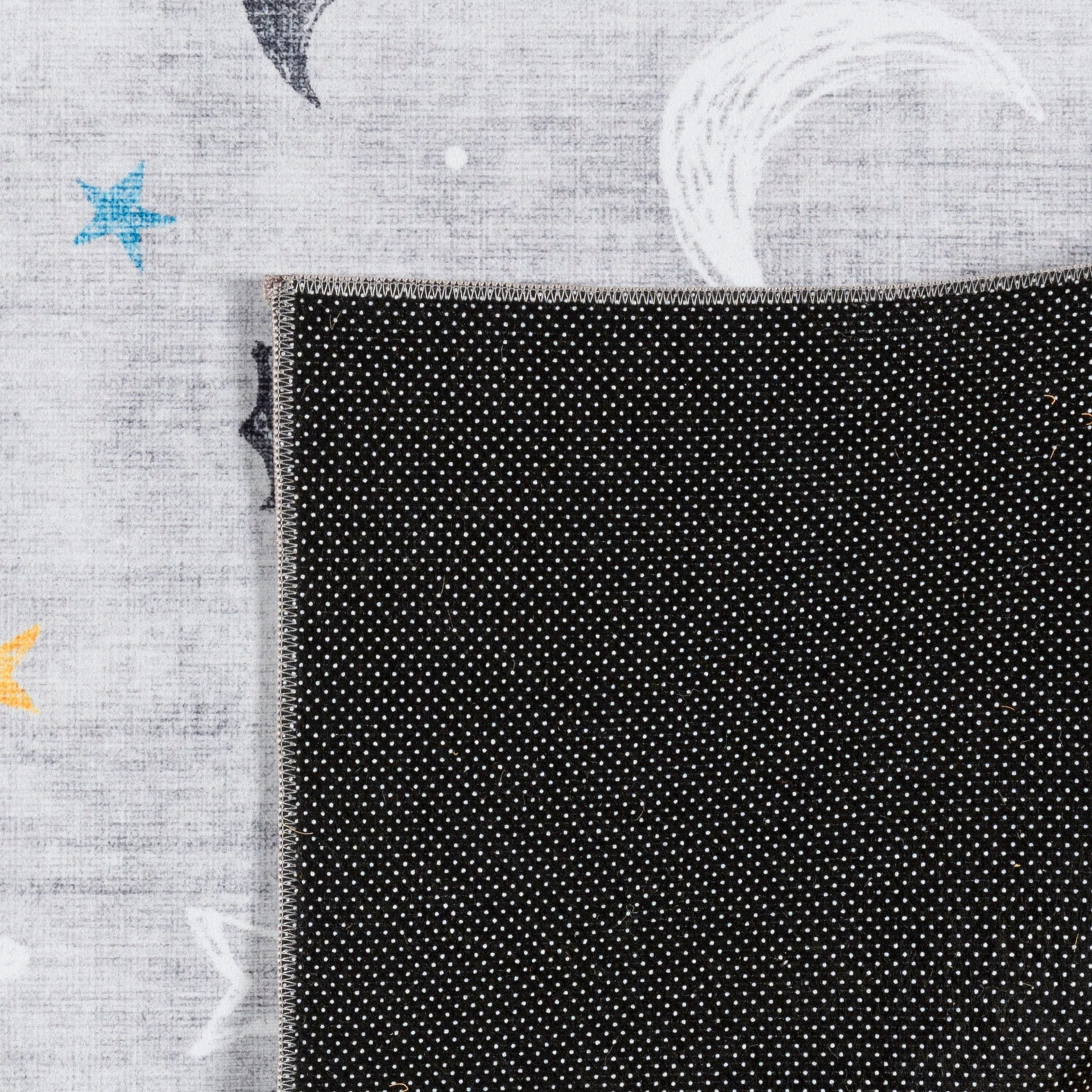 slide 5 of 6, Haunted Living Halloween 2025 3 x 5 (ft) Loomed Bats Rectangular Indoor Abstract Global Machine washable Pet Friendly Area rug, 1 ct