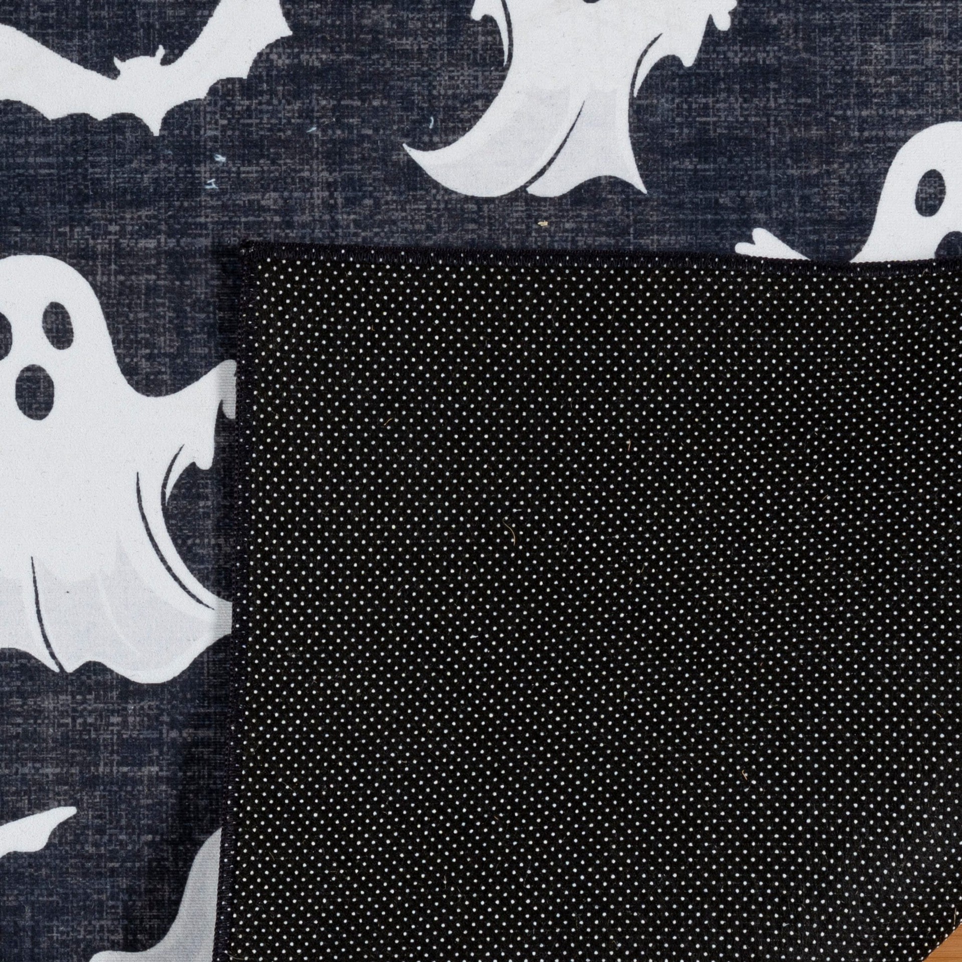 slide 5 of 6, Haunted Living Halloween 2025 3 x 5 (ft) Loomed Ghosts Rectangular Indoor Abstract Global Machine washable Pet Friendly Area rug, 1 ct