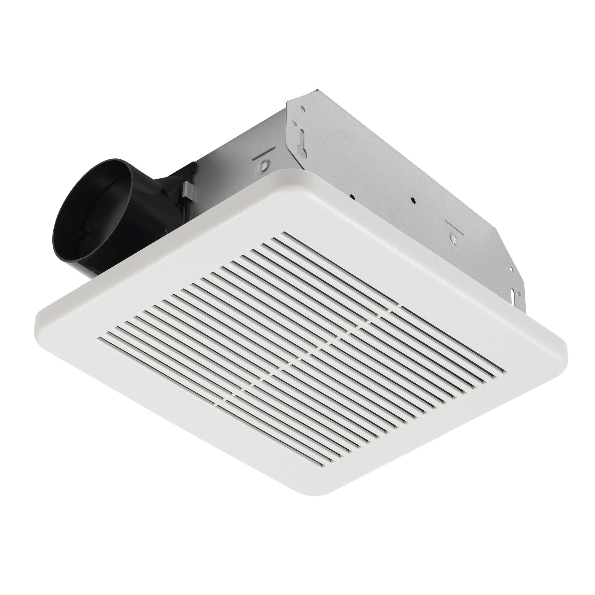 slide 1 of 6, Utilitech 1.0-Sone 50-CFM White Bathroom Fan (ENERGY STAR Certified), 1 ct