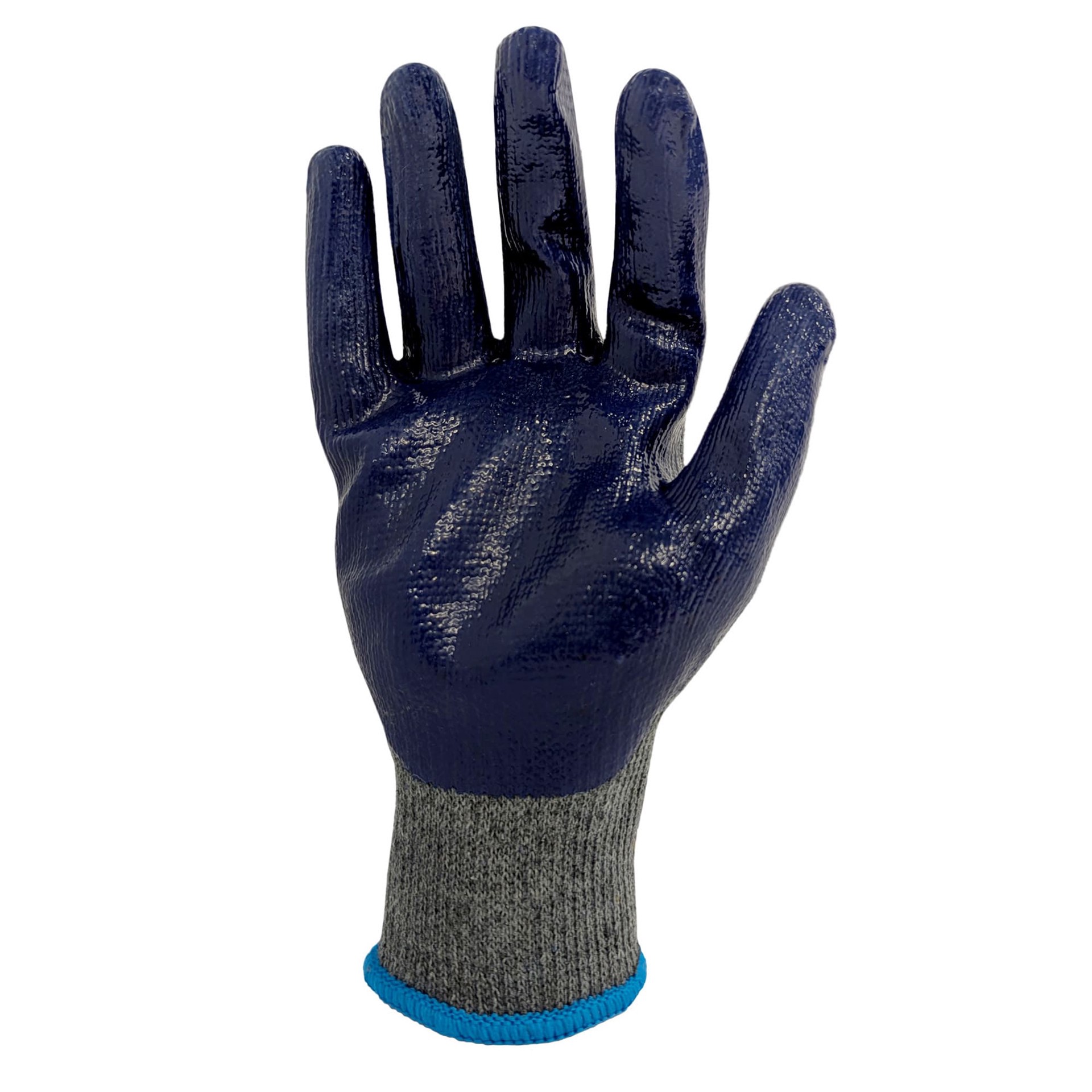 slide 3 of 4, Project Source Large Blue Latex dipped Poly/Cotton Construction Gloves 8 -Pairs, 1 ct
