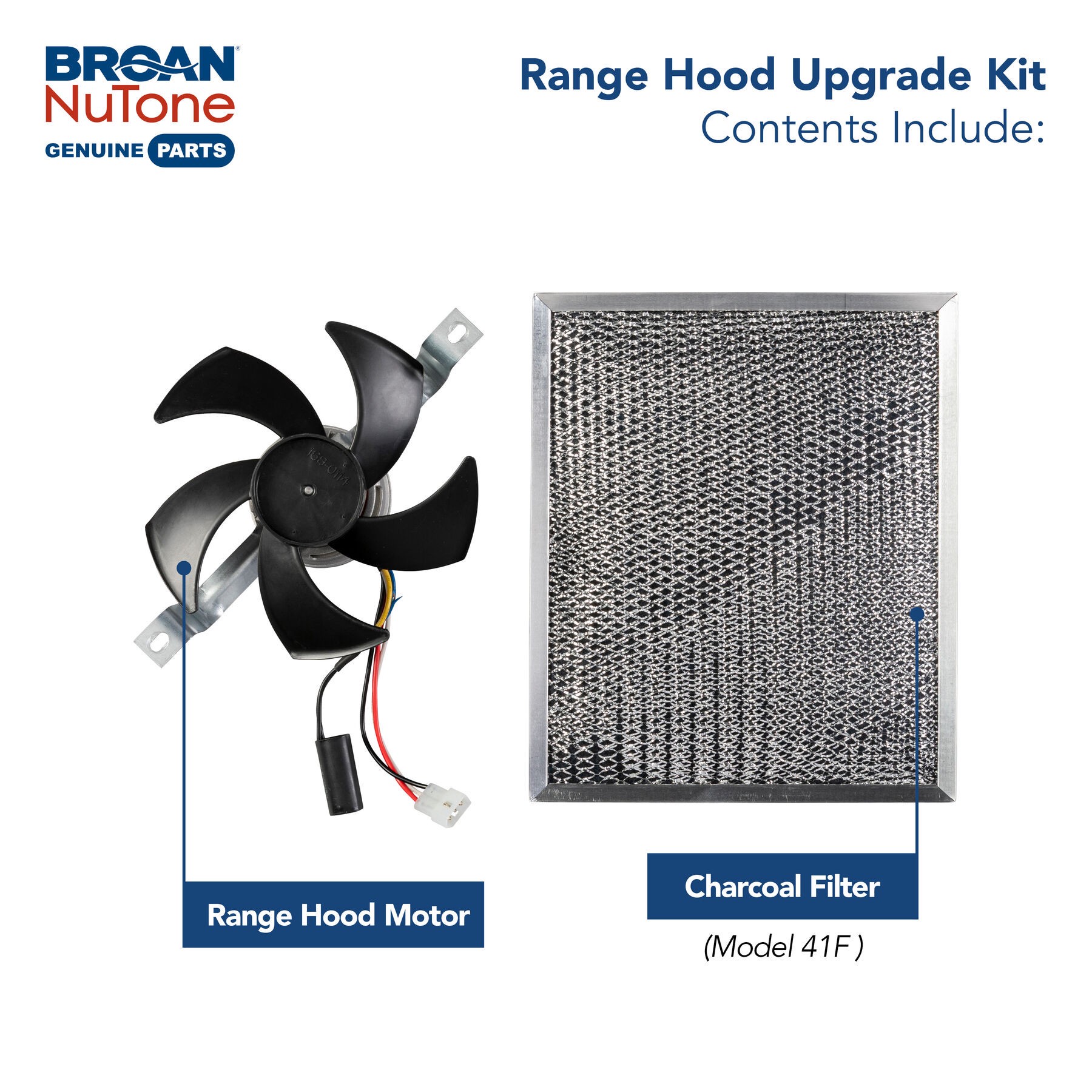 slide 2 of 6, Broan-NuTone RHU2 QuicKit Performance Improving Motor and Filter Kit for Ductless Range Hoods Exhaust kit, 1 ct
