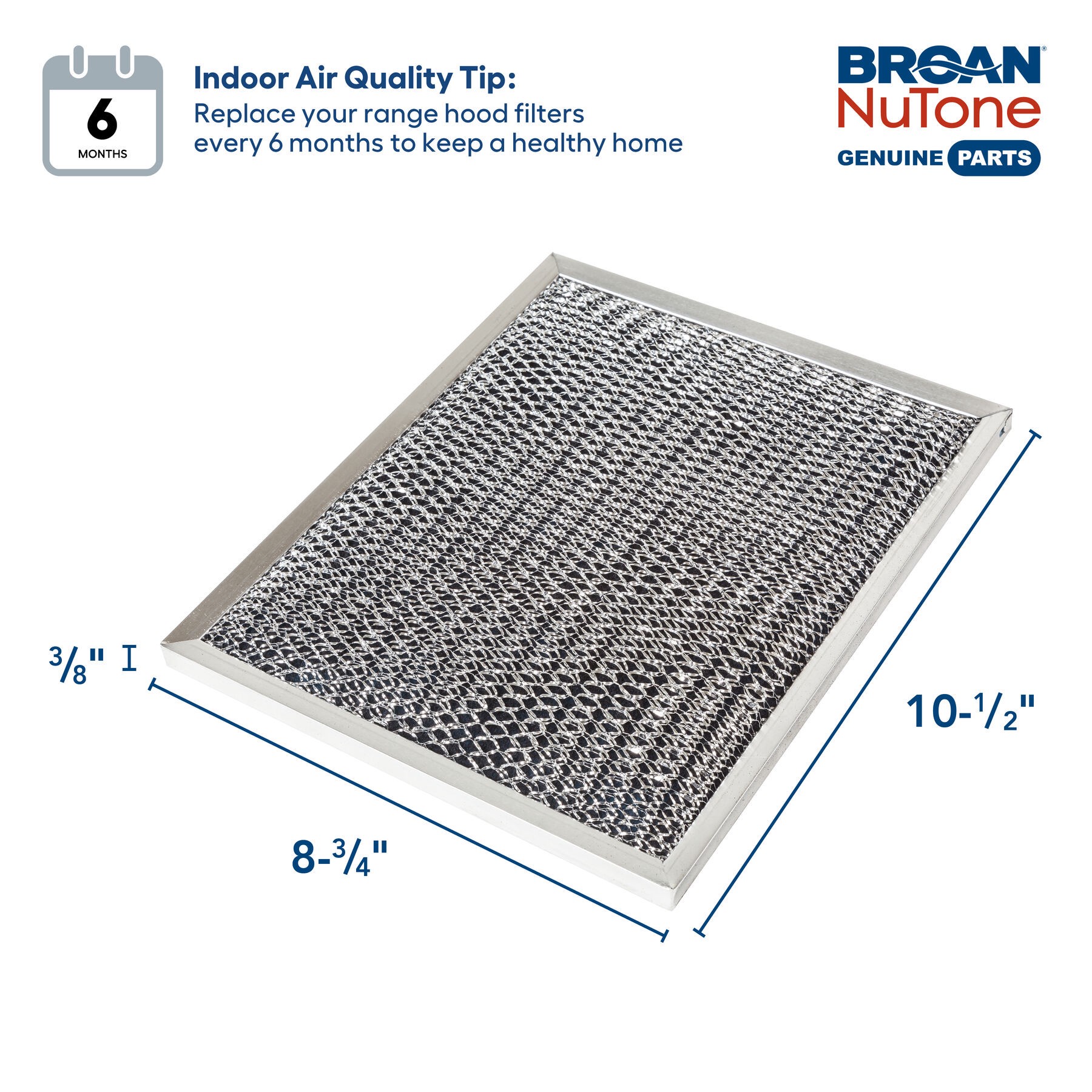 slide 6 of 6, Broan-NuTone RHU2 QuicKit Performance Improving Motor and Filter Kit for Ductless Range Hoods Exhaust kit, 1 ct