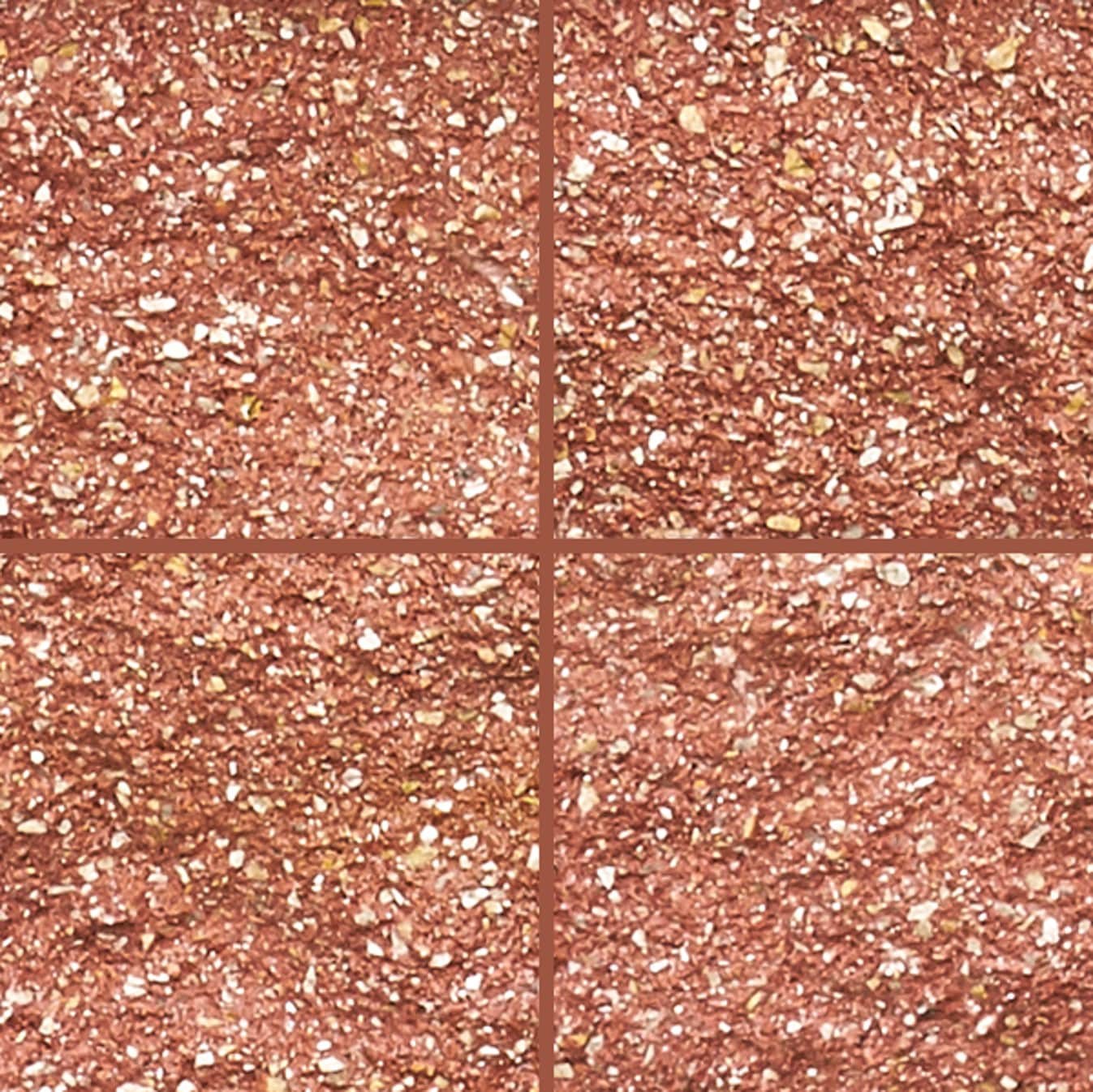 slide 4 of 5, 4-in H x 12-in L x 7-in D Red Concrete Retaining wall block, 1 ct