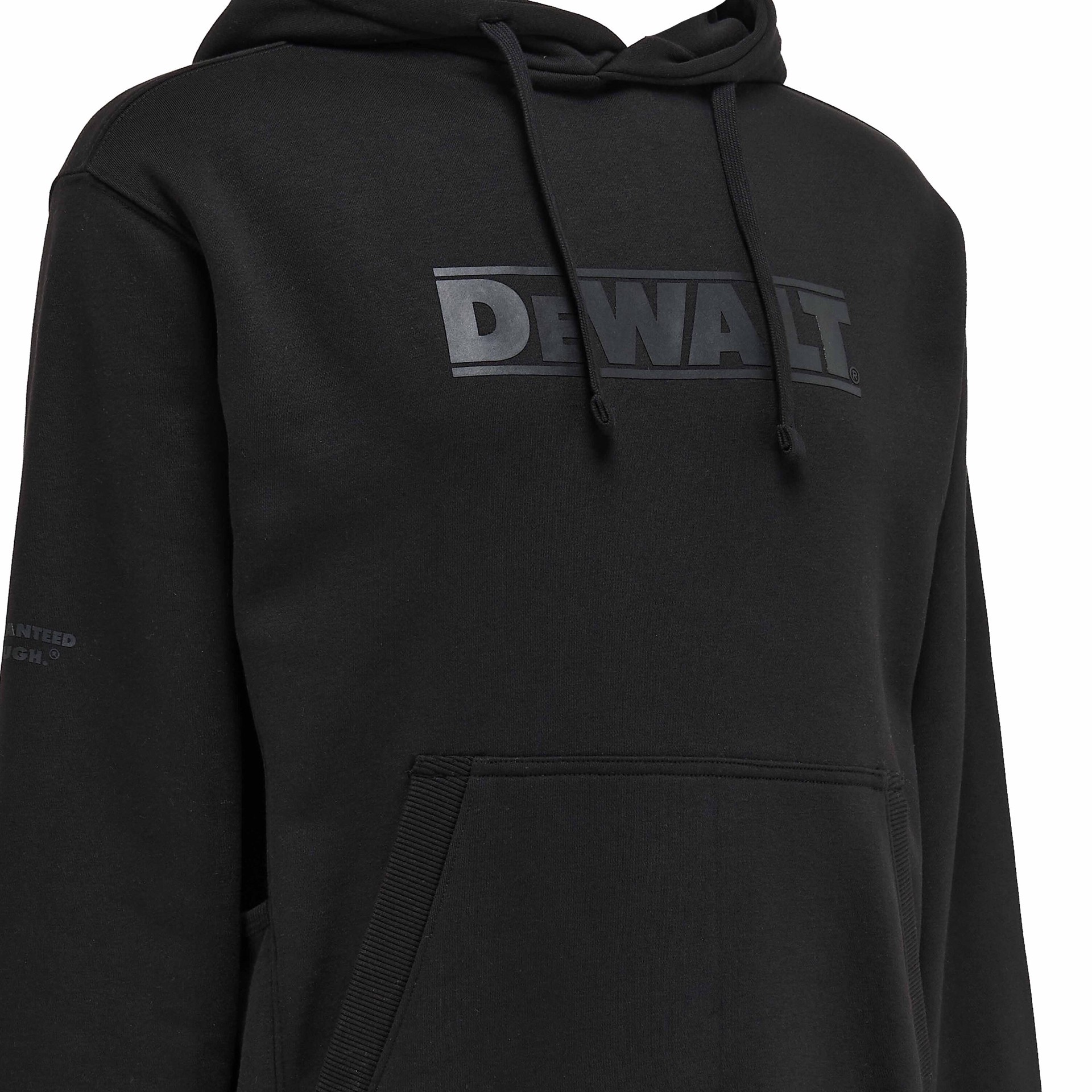 slide 4 of 4, DEWALT Men's Black Heavy weight Knit Long sleeve Solid Hoodie ( XL ), 1 ct