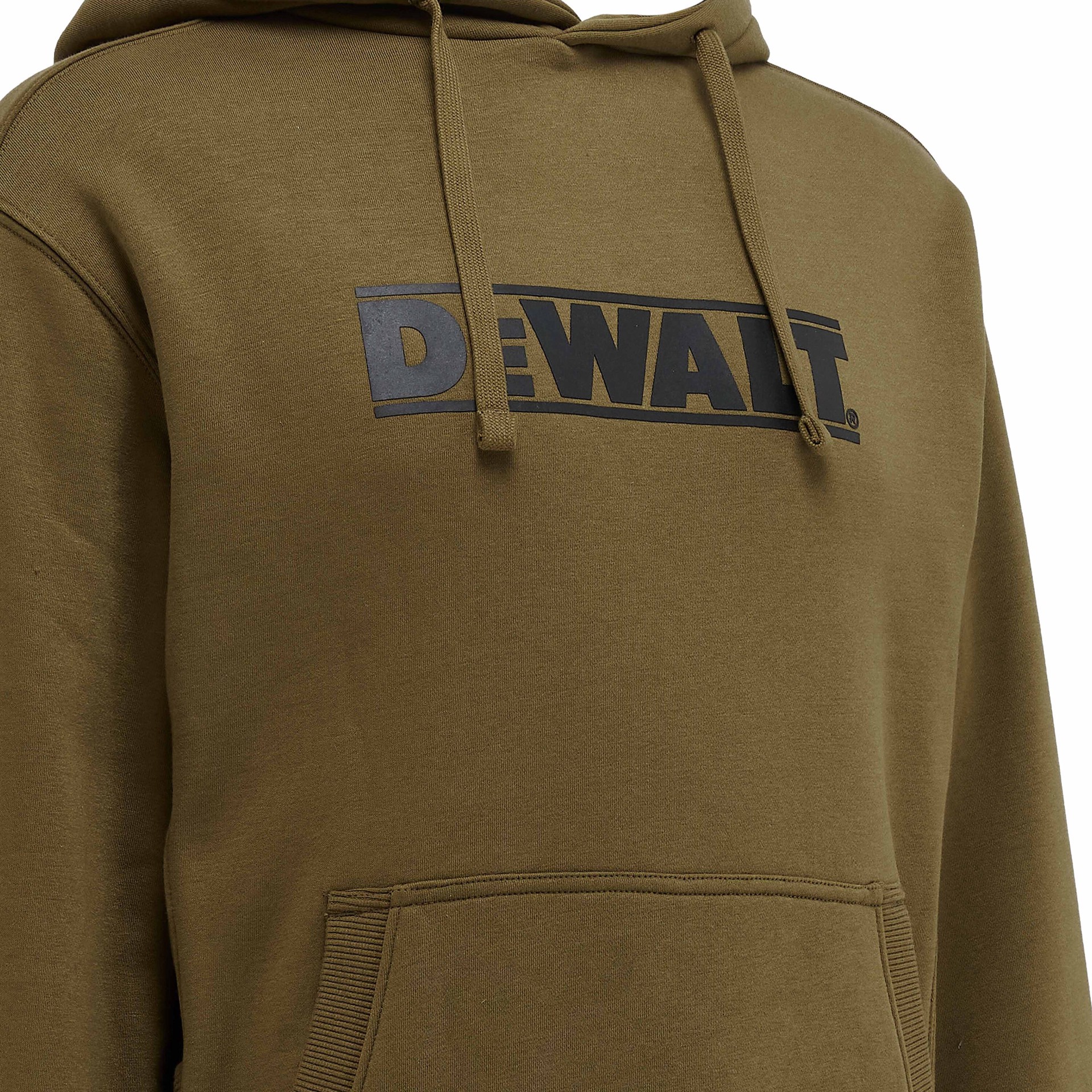 slide 4 of 4, DEWALT Men's Green Heavy weight Knit Long sleeve Solid Hoodie ( Large ), 1 ct