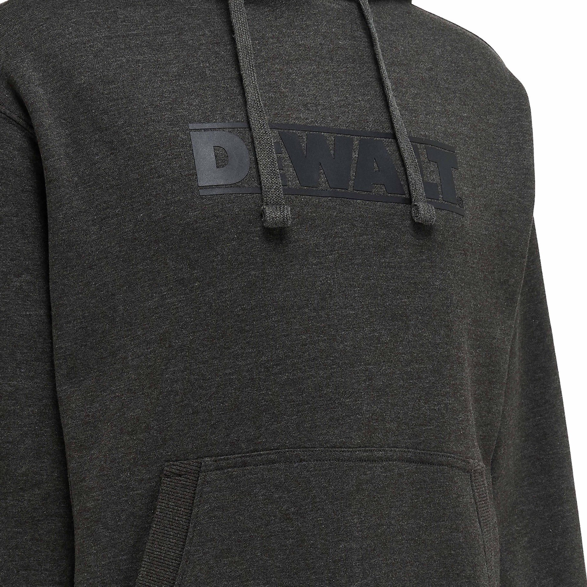 slide 4 of 4, DEWALT Men's Gray Heavy weight Knit Long sleeve Solid Hoodie ( XL ), 1 ct