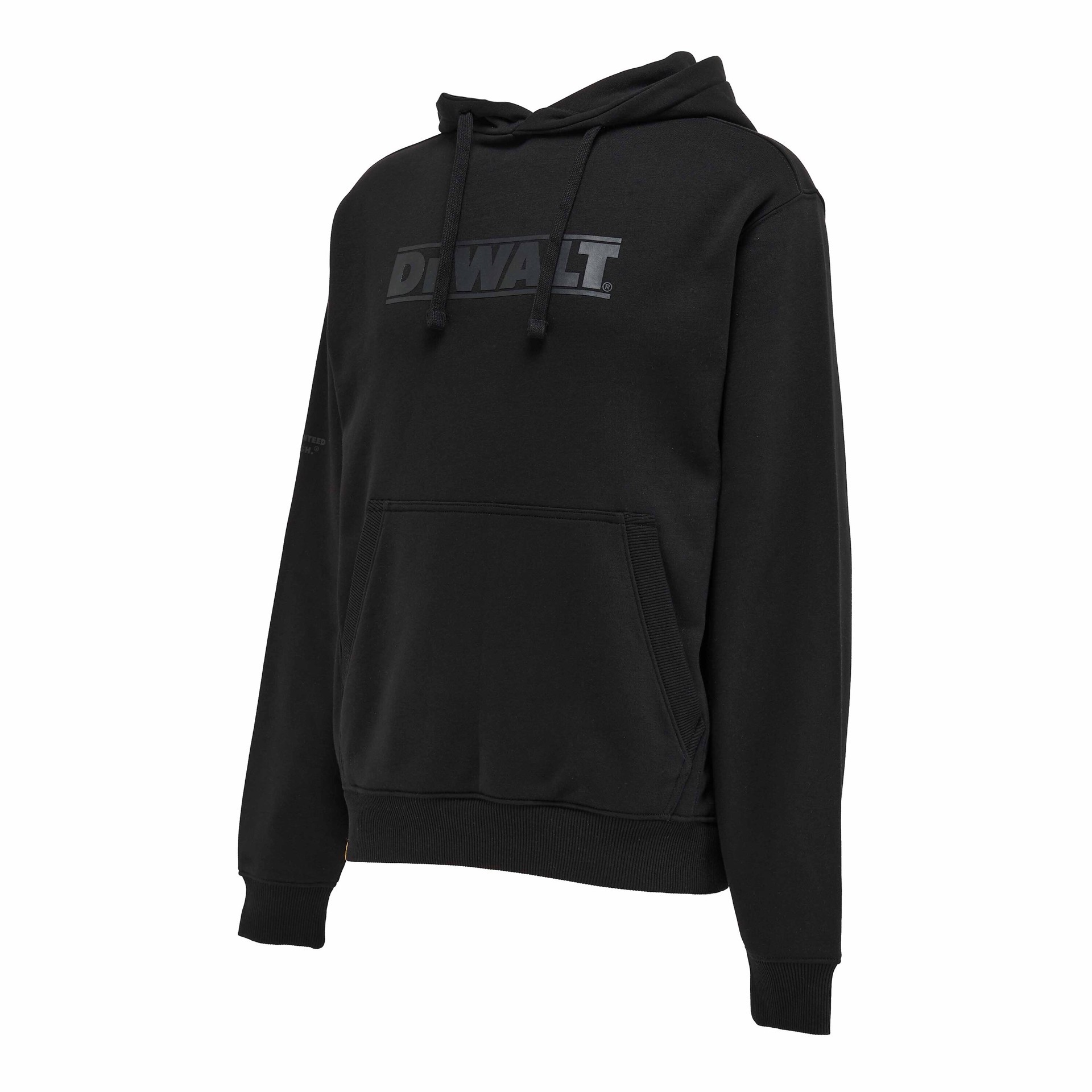 slide 3 of 4, DEWALT Men's Black Heavy weight Knit Long sleeve Solid Hoodie ( Medium ), 1 ct