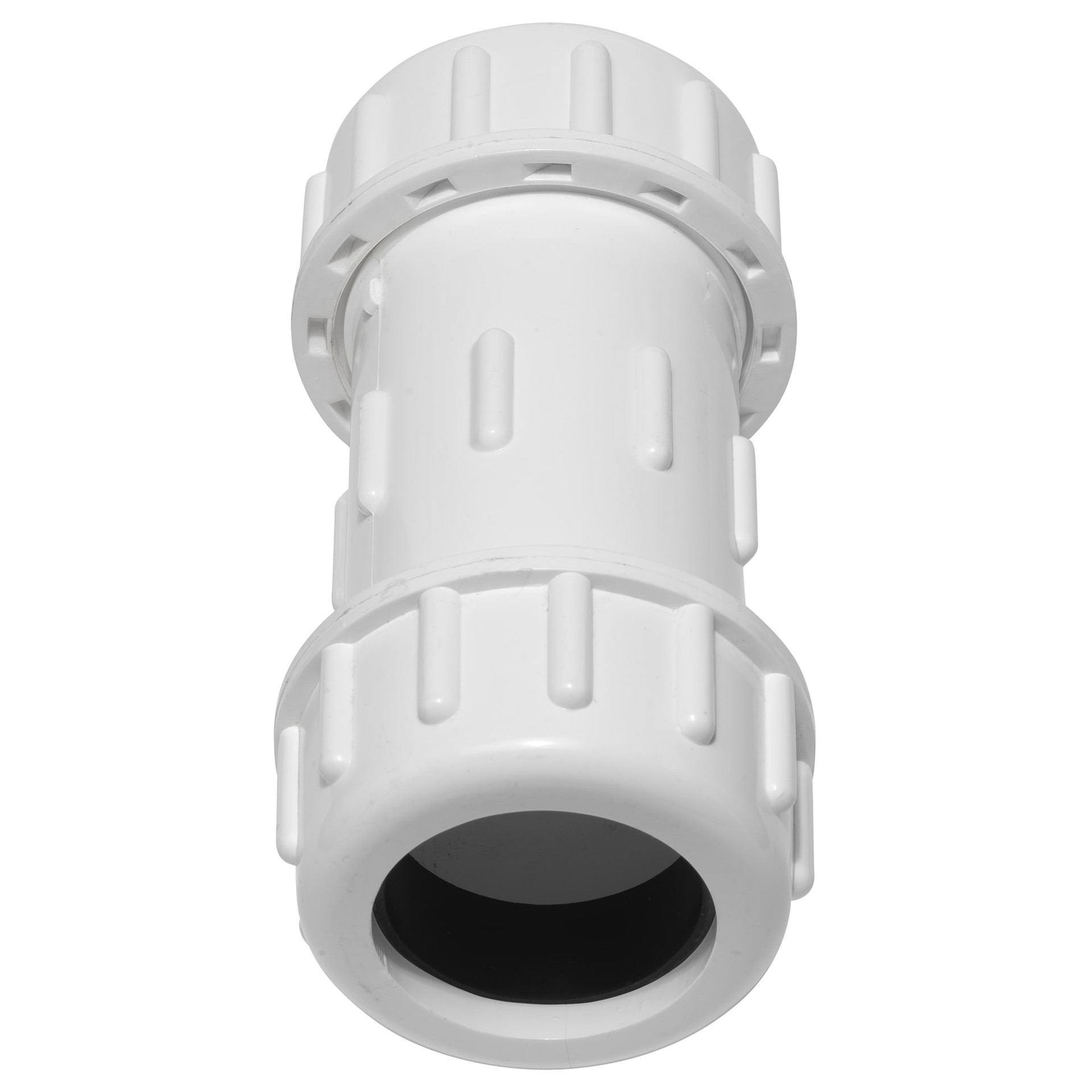 slide 5 of 6, RELIABILT 1-1/2-in Schedule 40 PVC Compression Coupling, 1 ct