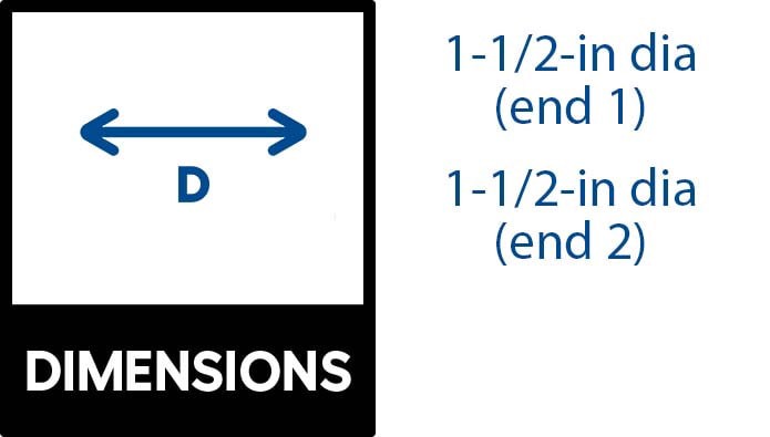 slide 2 of 6, RELIABILT 1-1/2-in Schedule 40 PVC Union, 1 ct