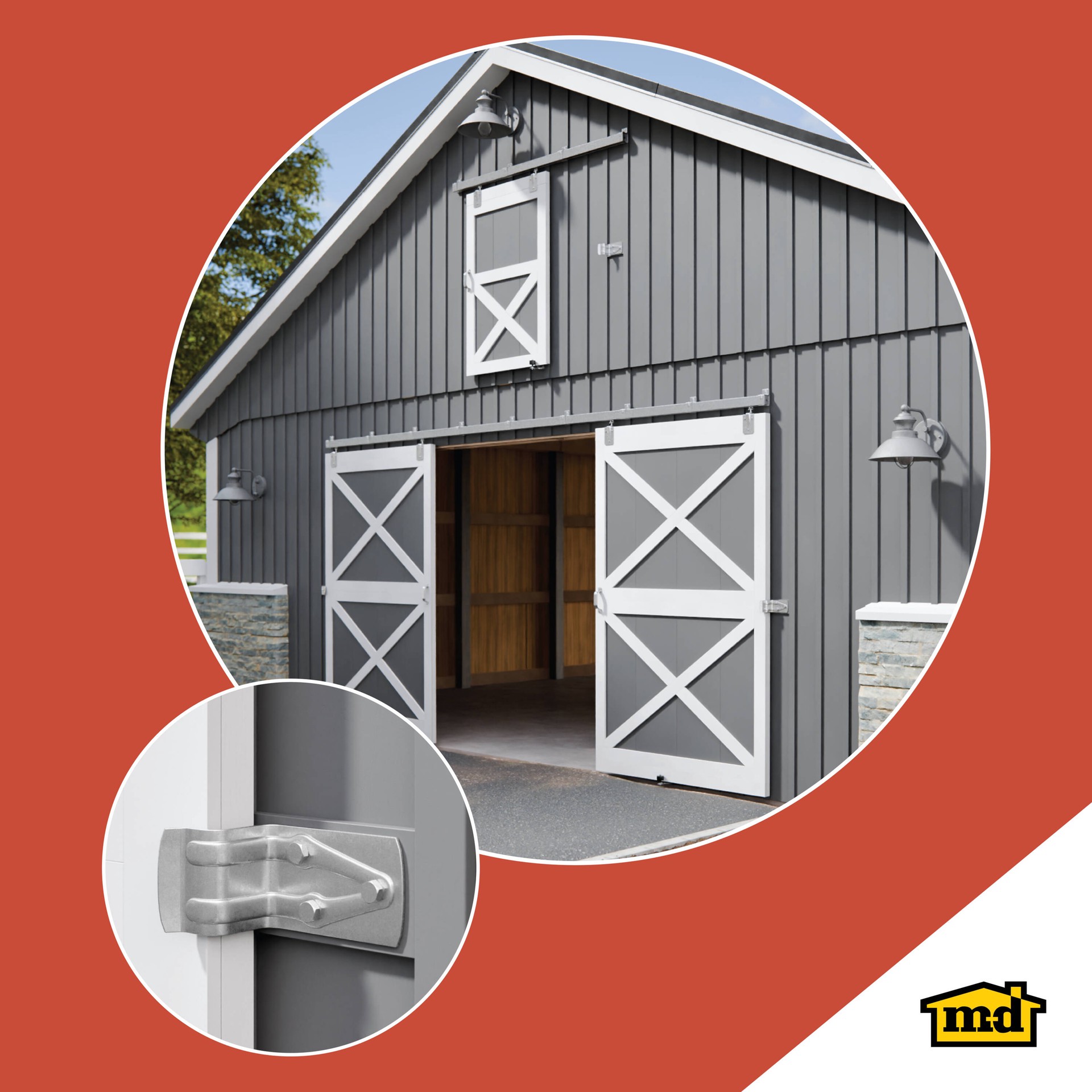 slide 3 of 6, M-D Mill Indoor/Outdoor Single Bumper, 1 ct