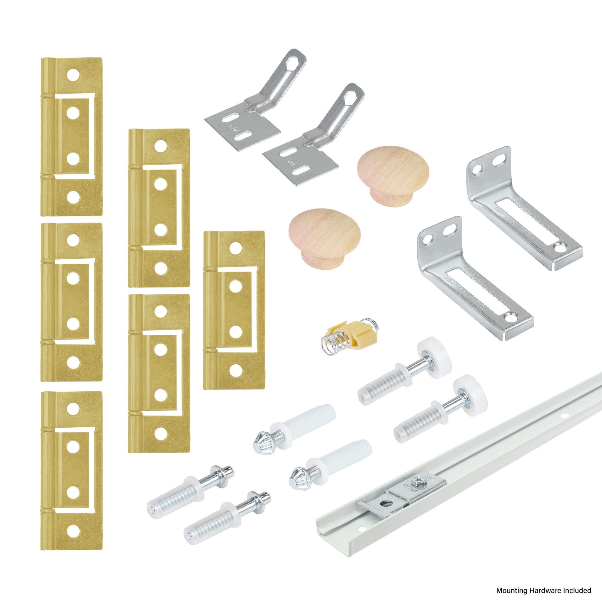 slide 1 of 6, M-D 48-in Bifold Closet Door Track kit, 1 ct