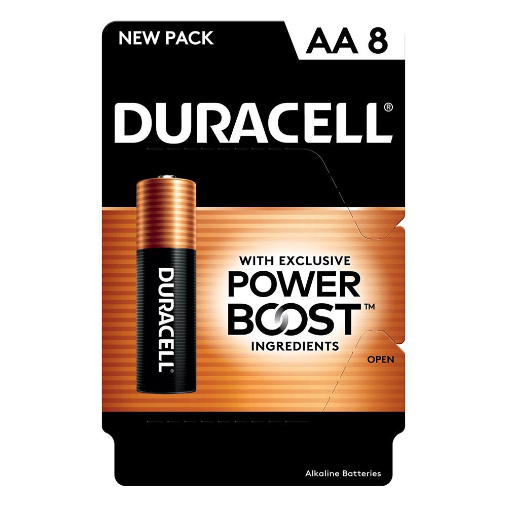 slide 1 of 6, Duracell Coppertop Alkaline AA Batteries ( 8 -Pack), 1 ct