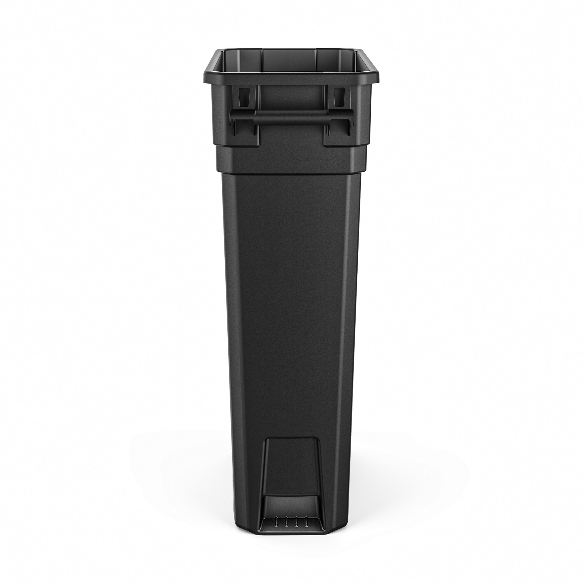 slide 3 of 5, Suncast 23 Gallon Black Resin Indoor Kitchen Detached Lid Trash Can, 1 ct