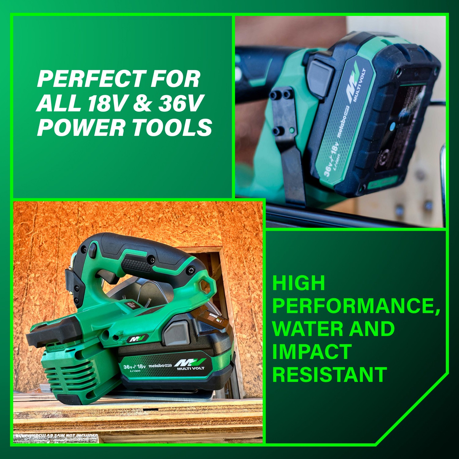 slide 4 of 6, Metabo HPT 36 -Volt 1 -Pack Lithium-ion ( 5 Ah Battery ), 1 ct