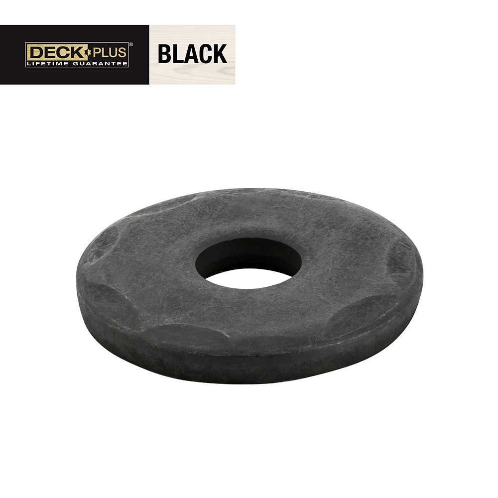 slide 2 of 6, Deck Plus 4 -Pack #10 x Black Fender Washer, 1 ct