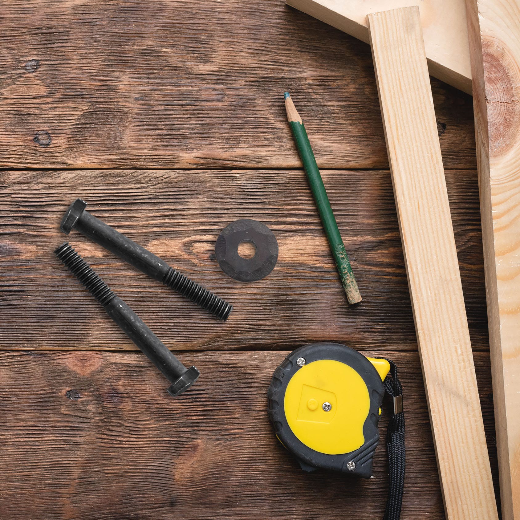 slide 6 of 6, Deck Plus 4 -Pack #10 x Black Fender Washer, 1 ct