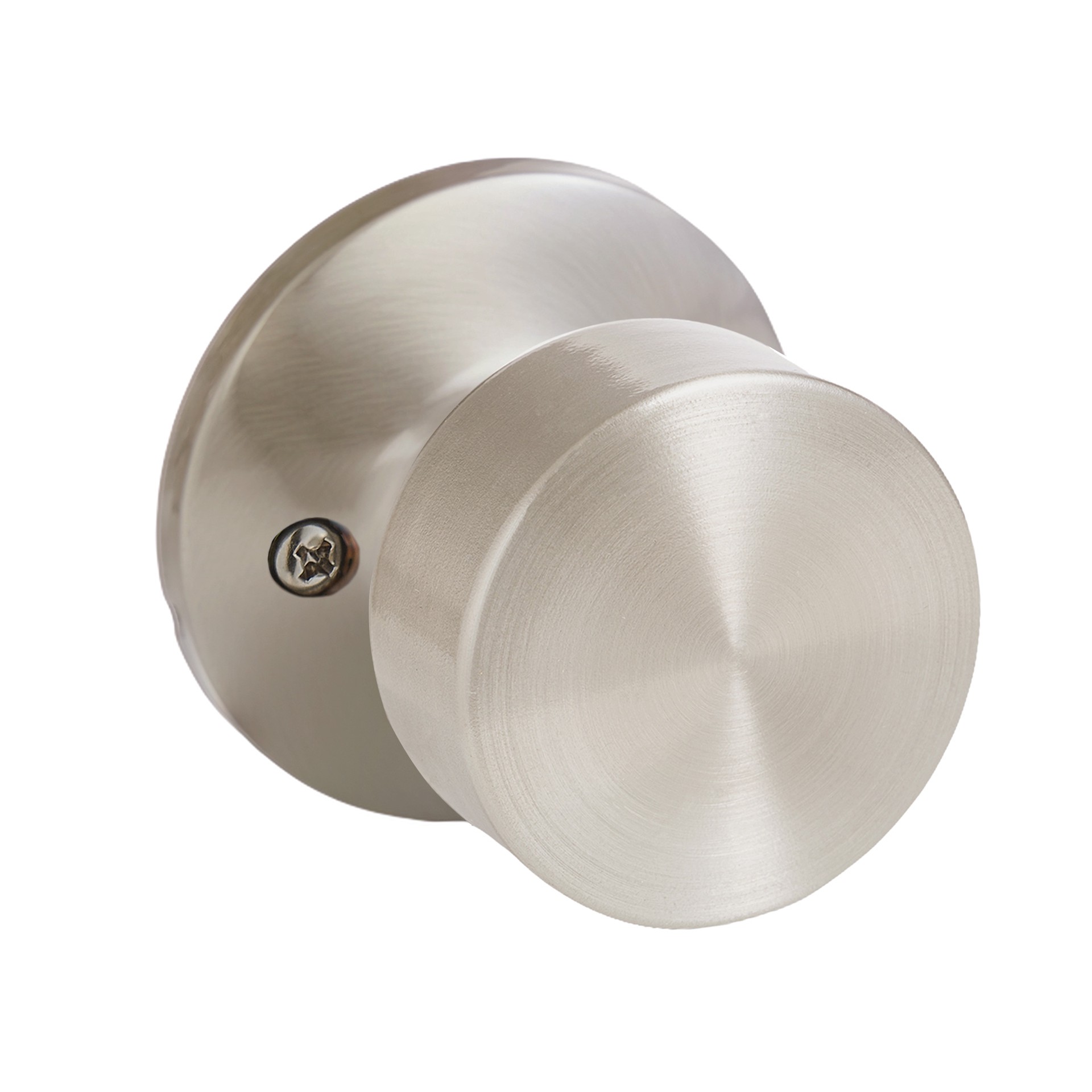 slide 3 of 6, RELIABILT Satin Nickel Interior or Hall/Closet Passage Door Knob, 1 ct
