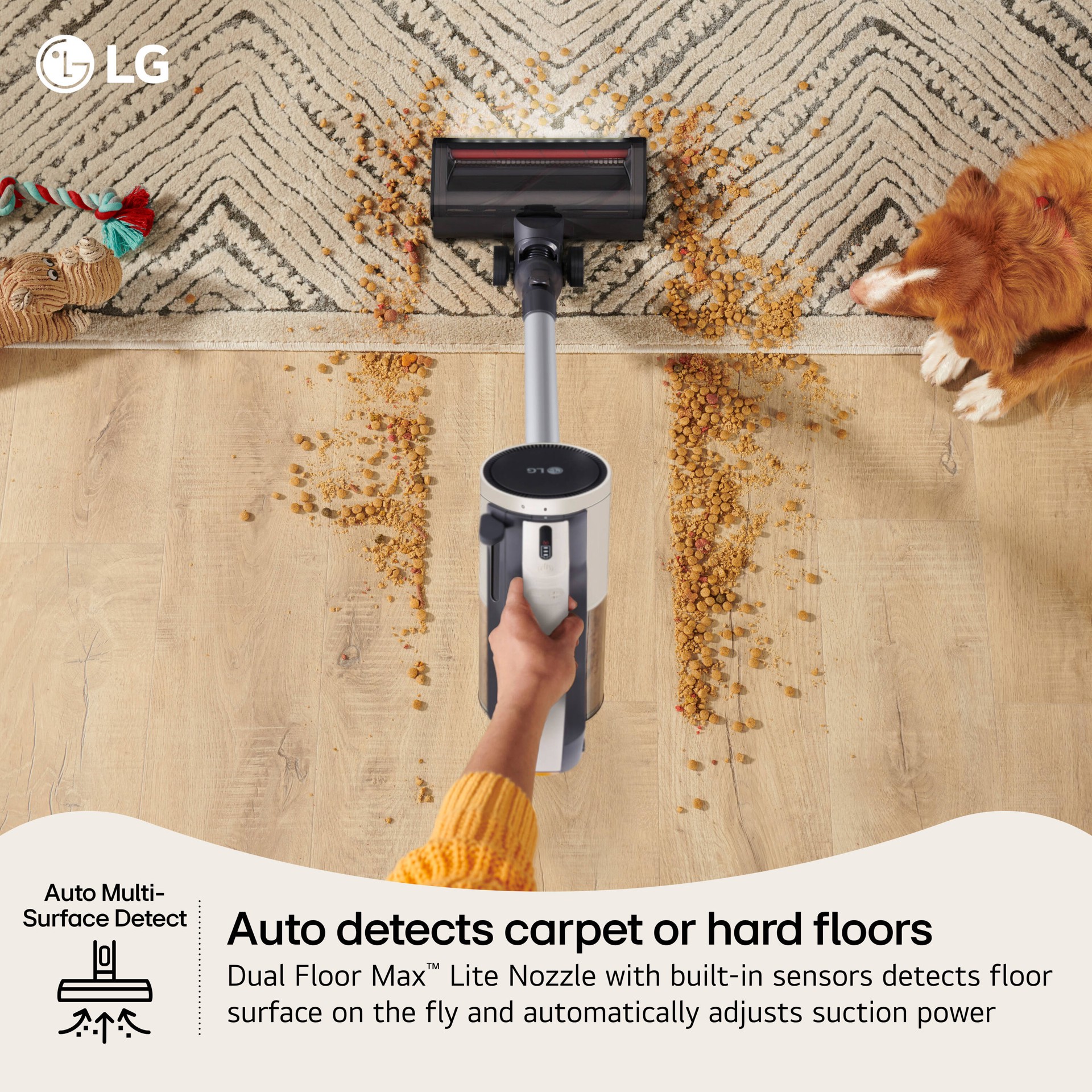 slide 4 of 6, LG CordZero Cordless Stick Vacuum Cleaner (Convertible to Handheld), 1 ct