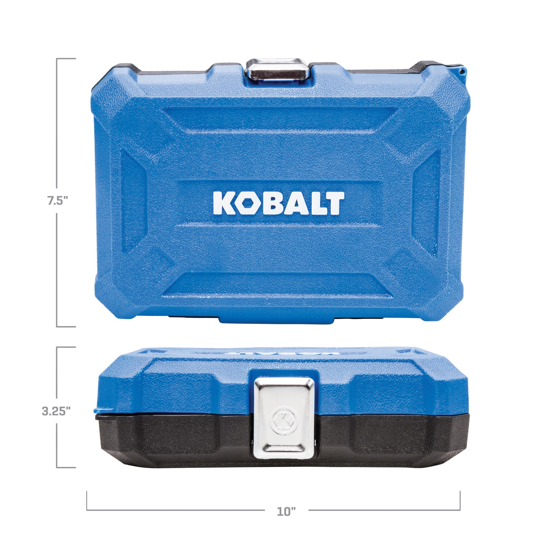 slide 3 of 5, Kobalt 46 -Piece Standard (SAE) and Metric Mechanics Tool Set with Hard Case, 1 ct