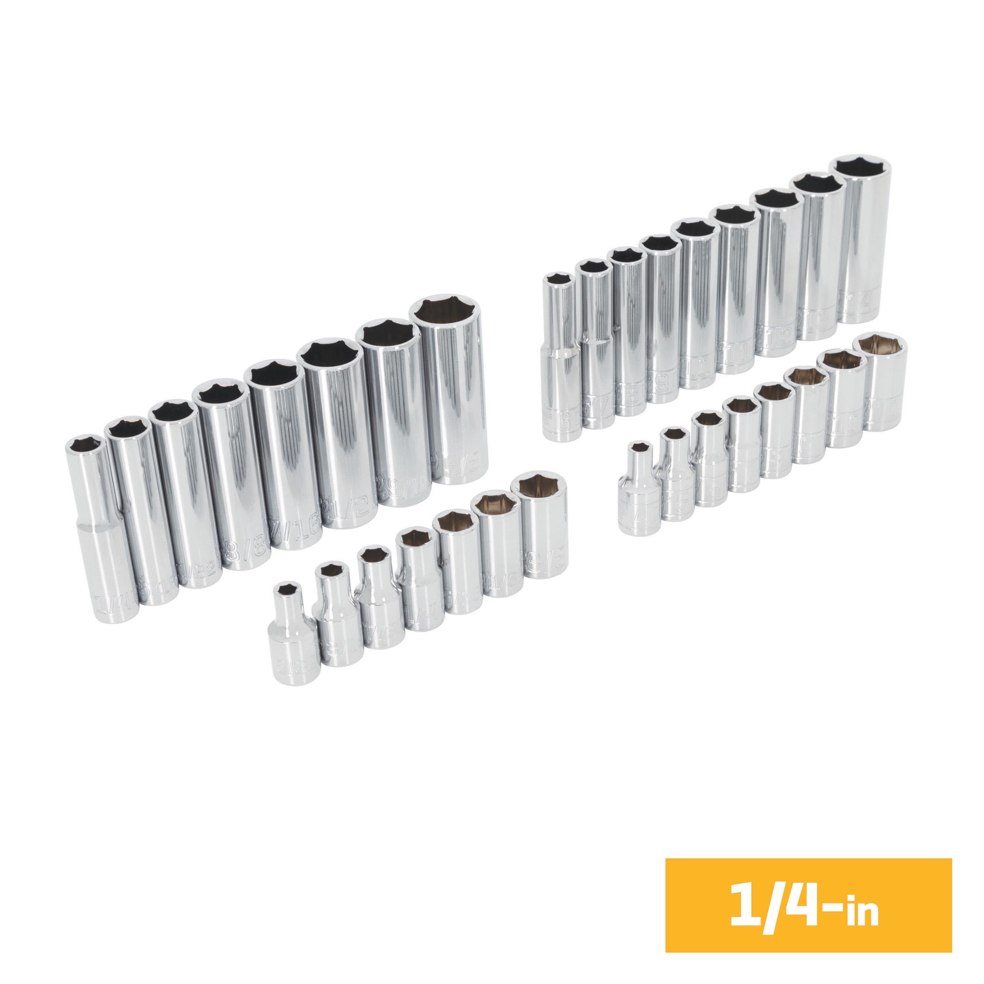 slide 4 of 5, Kobalt 46 -Piece Standard (SAE) and Metric Mechanics Tool Set with Hard Case, 1 ct