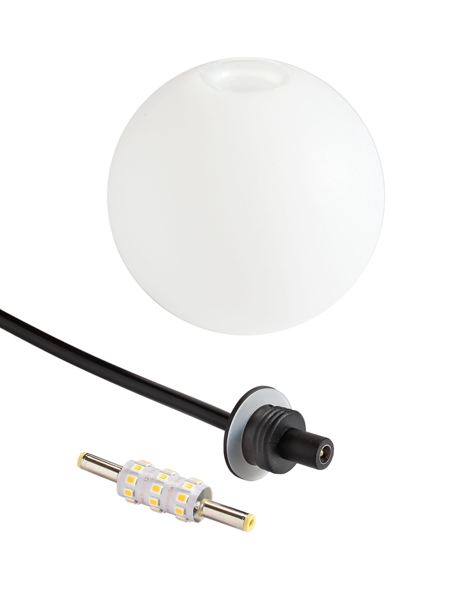 slide 2 of 6, Harbor Breeze 6-ft Plug-in White Indoor/Outdoor String Light with 10 Color changing -Light LED Novelty Bulbs with Remote, 1 ct