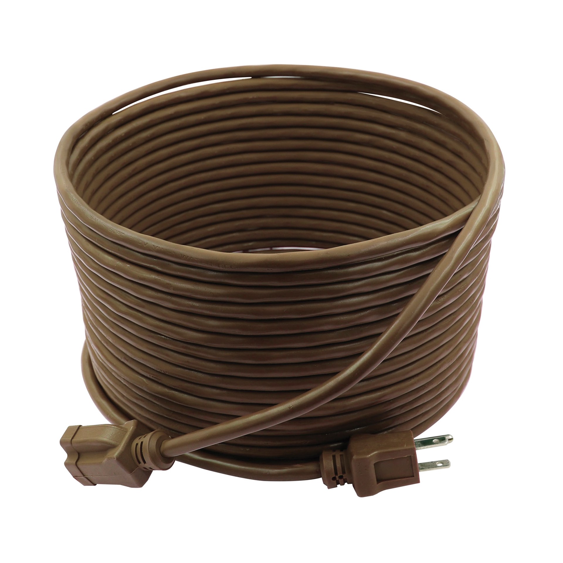 slide 2 of 5, Utilitech 75-ft 16 / 3 Light Duty 3 Prong Brown Indoor/Outdoor Extension Power Cord, 1 ct