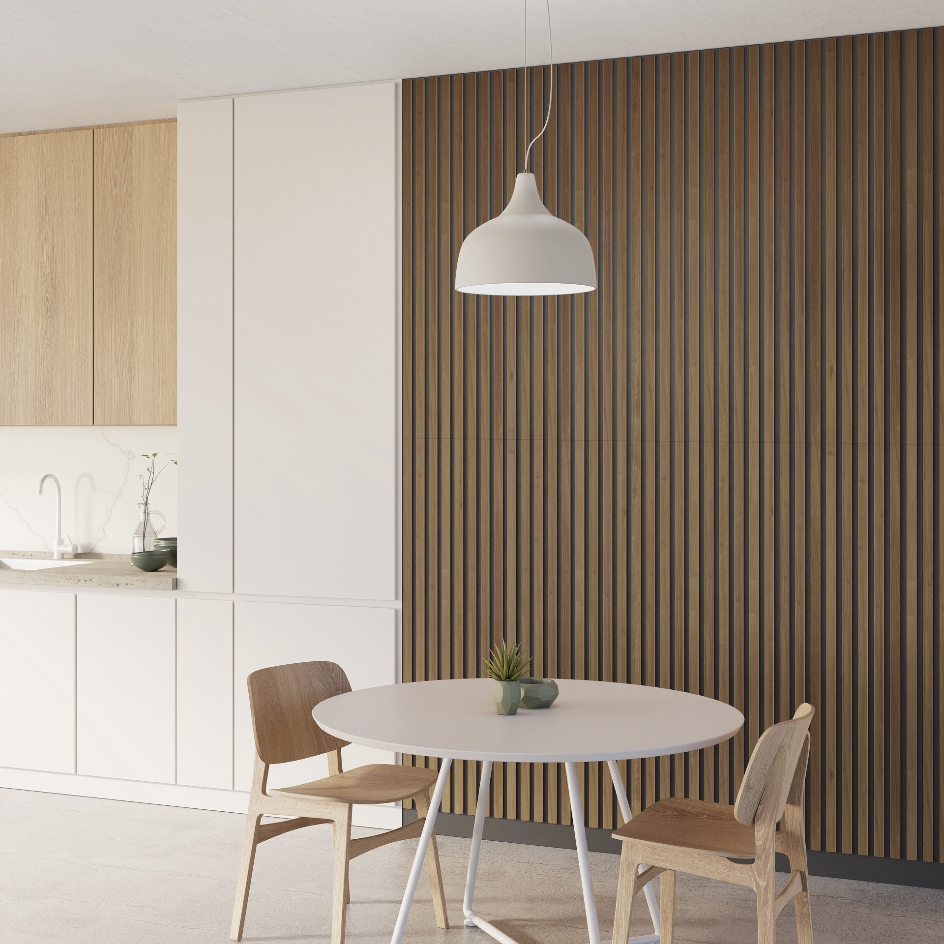 slide 2 of 5, Origin 21 48-in x 12-in Aged Oak Veneer Acoustical Sound Absorbing Panel, 1 ct