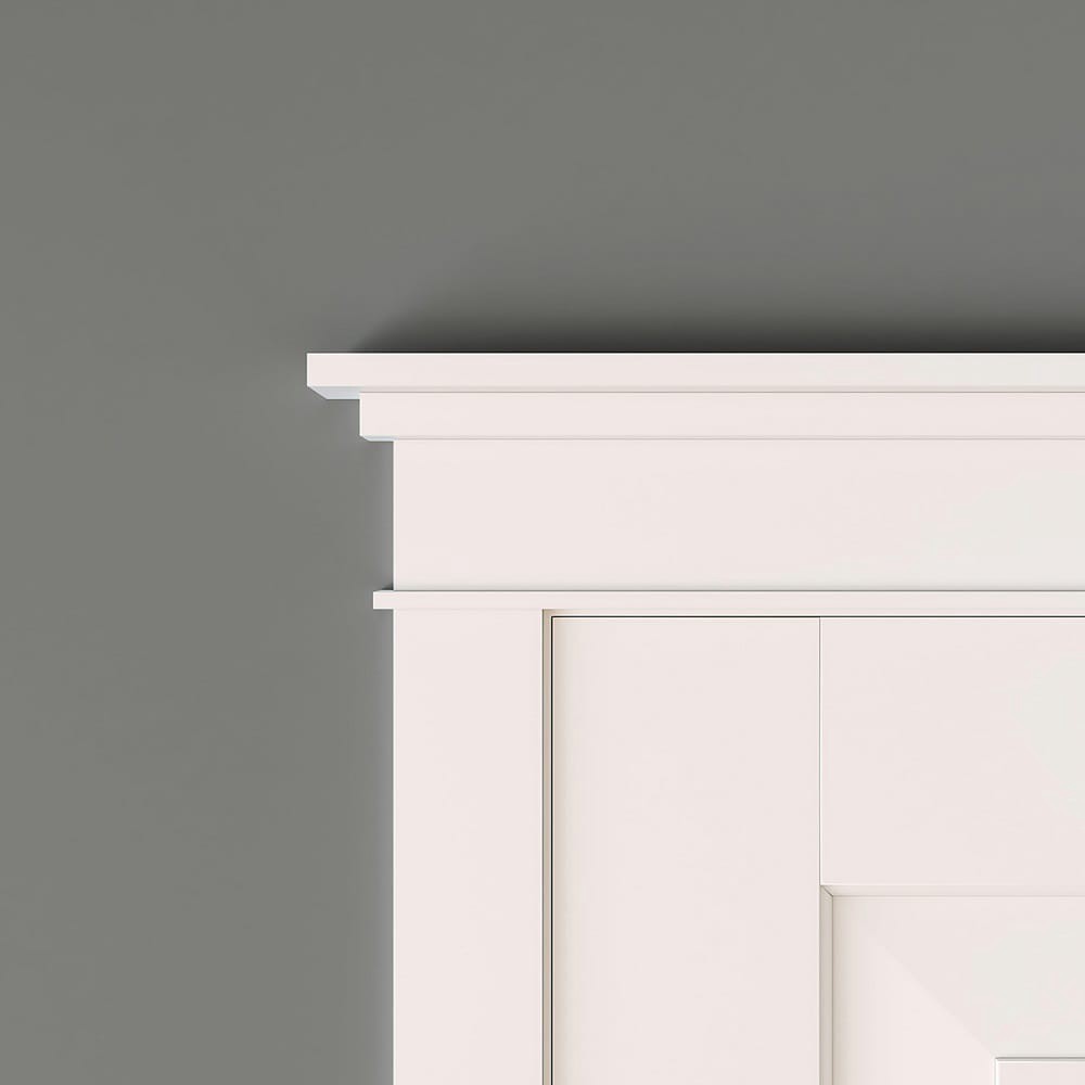 slide 2 of 5, Royal Building Products 1/2-in x 3-1/2-in x 8-ft Craftsman Primed PVC 433 Baseboard Moulding, 1 ct