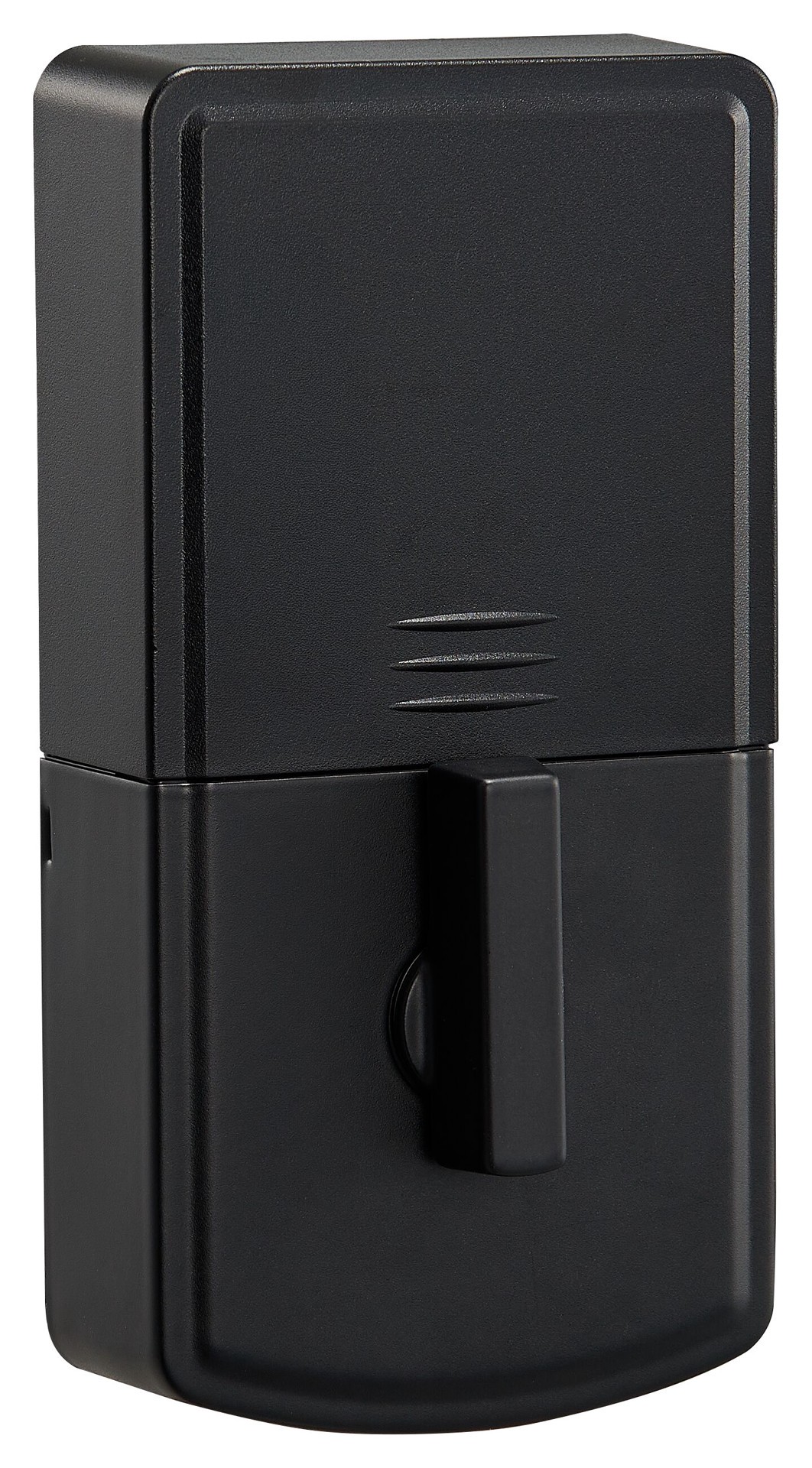 slide 4 of 5, RELIABILT Rollins Matte Black Keypad Electronic Deadbolt Lock, 1 ct